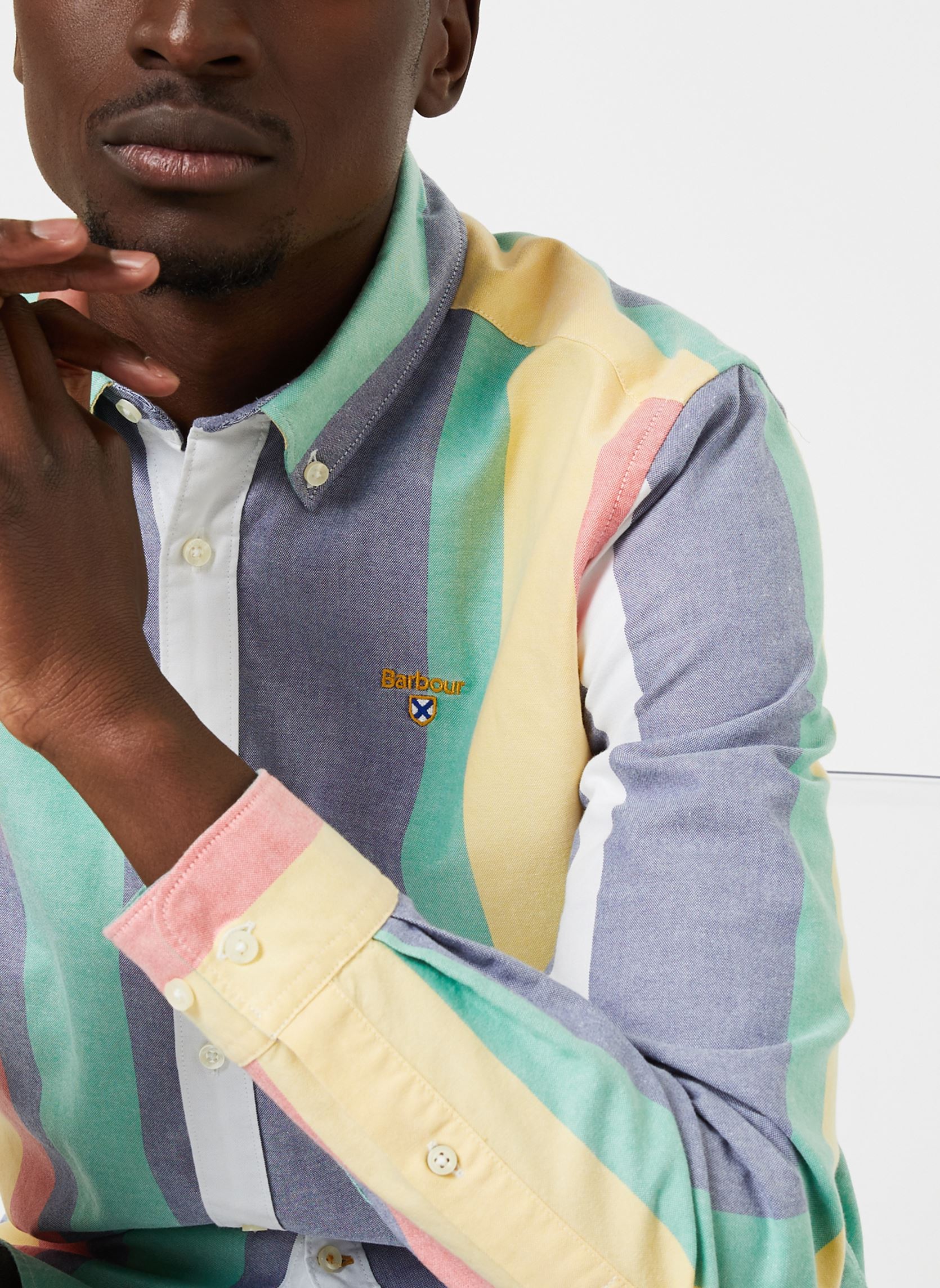 Chemises Fulwell Tailored Shirt homme multicolore Barbour Chemises Fulwell Tailored Shirt homme multicolore CHAMBRAY