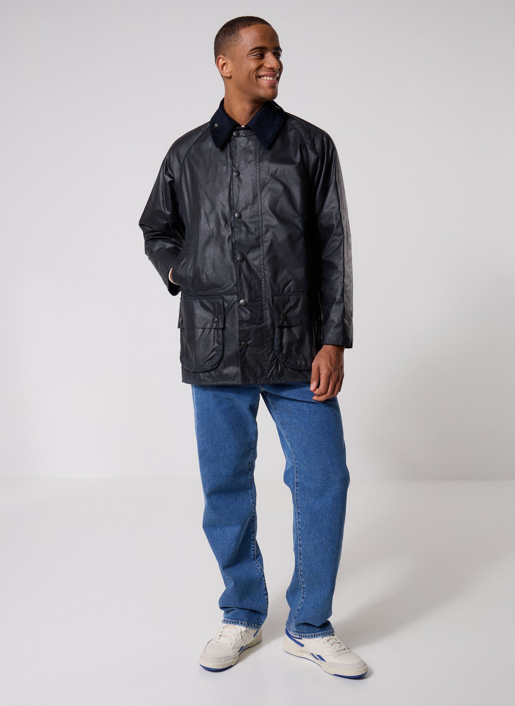 Parkas Beaufort Wax Jacket homme bleu Barbour Parkas Beaufort Wax Jacket homme bleu NAVY