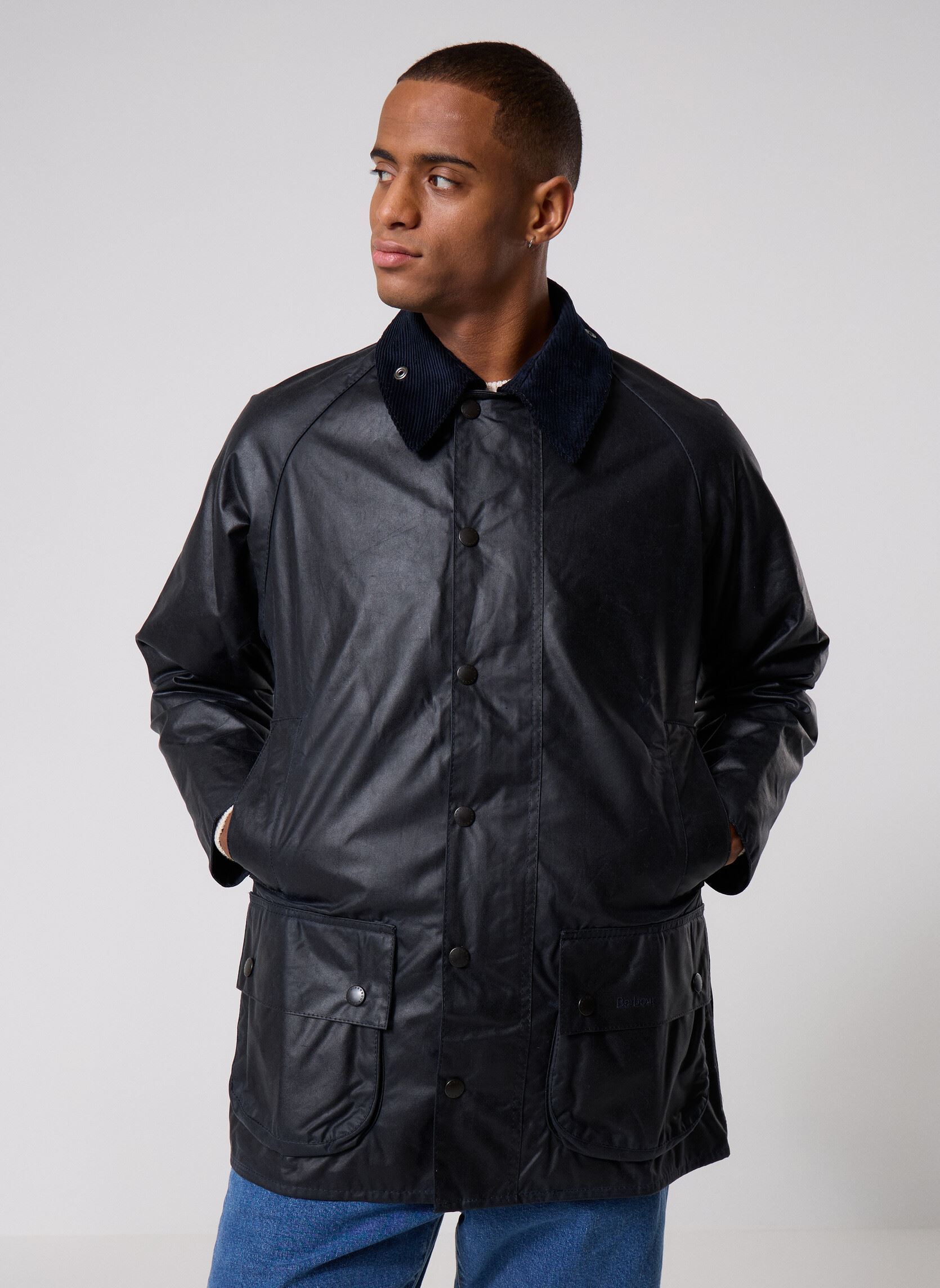 Parkas Beaufort Wax Jacket homme bleu Barbour Parkas Beaufort Wax Jacket homme bleu NAVY