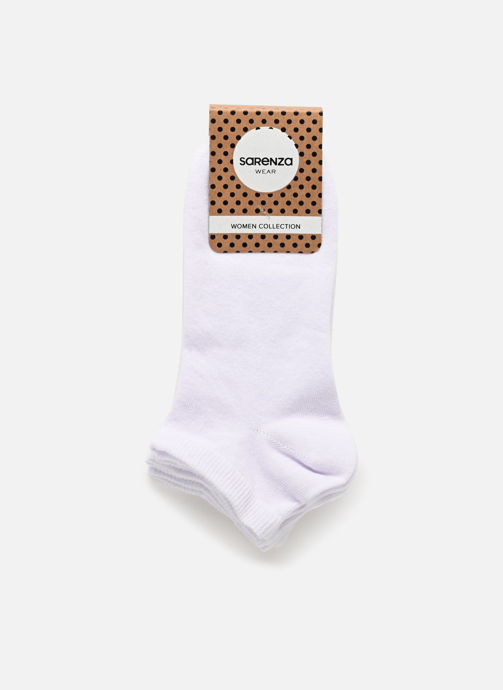 Sokken Lot de 3 paires invisible femme dames wit Sarenza Wear Sokken Lot de 3 paires invisible femme dames wit BLANC BLANC BLANC