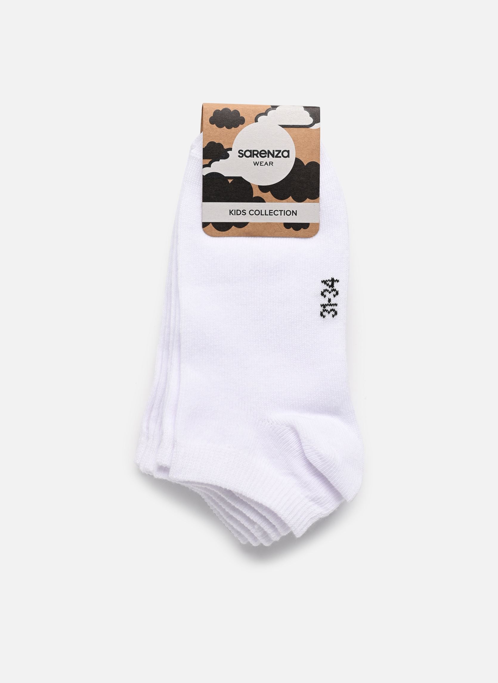 Socken Lot de 3 paires invisible enfant weiß Sarenza Wear Socken Lot de 3 paires invisible enfant weiß BLANC/BLANC/BLANC