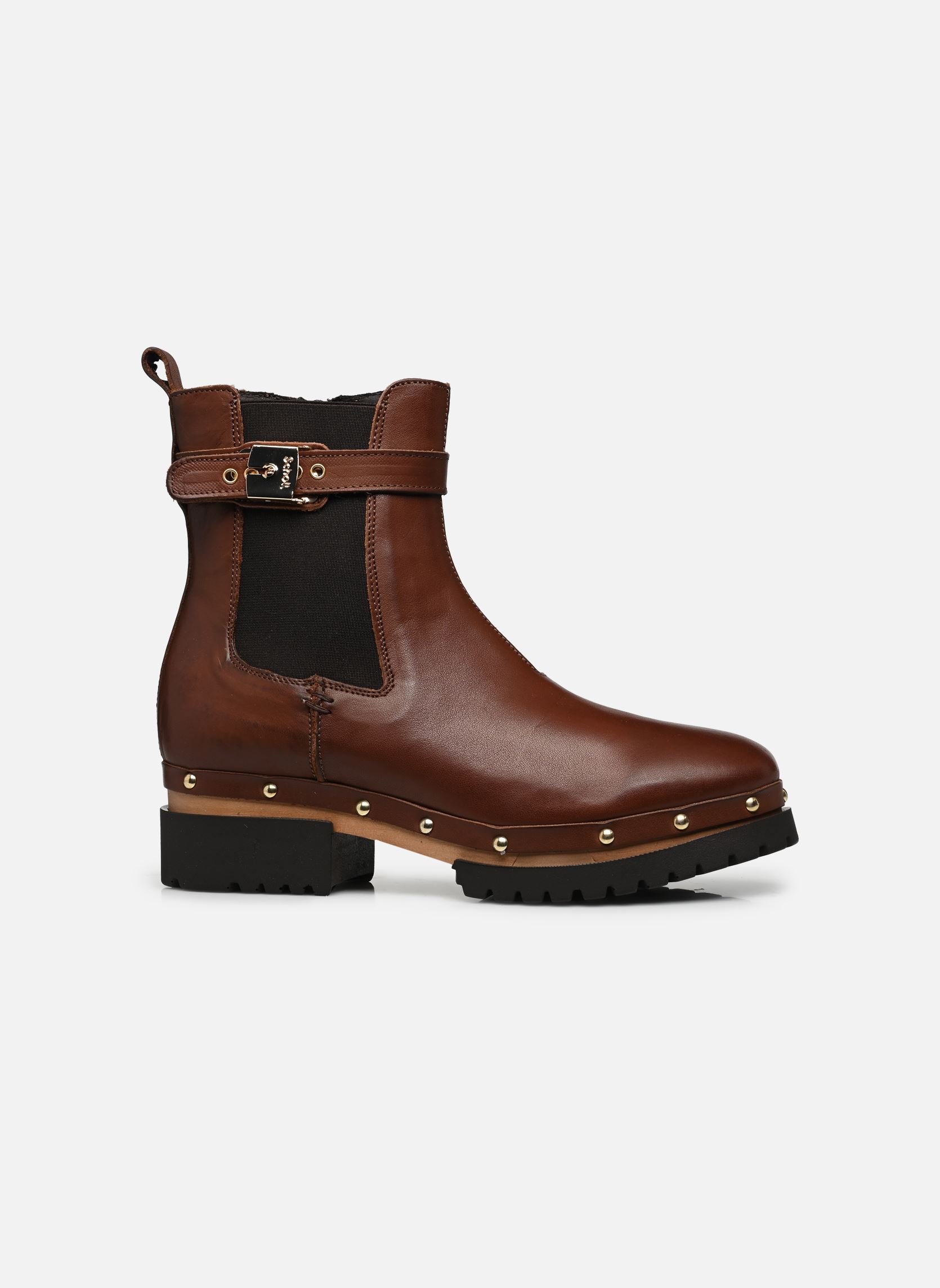 Niedrige Ankle Boots NAOMI ICONIC damen braun Scholl Niedrige Ankle Boots NAOMI ICONIC damen braun Cognac