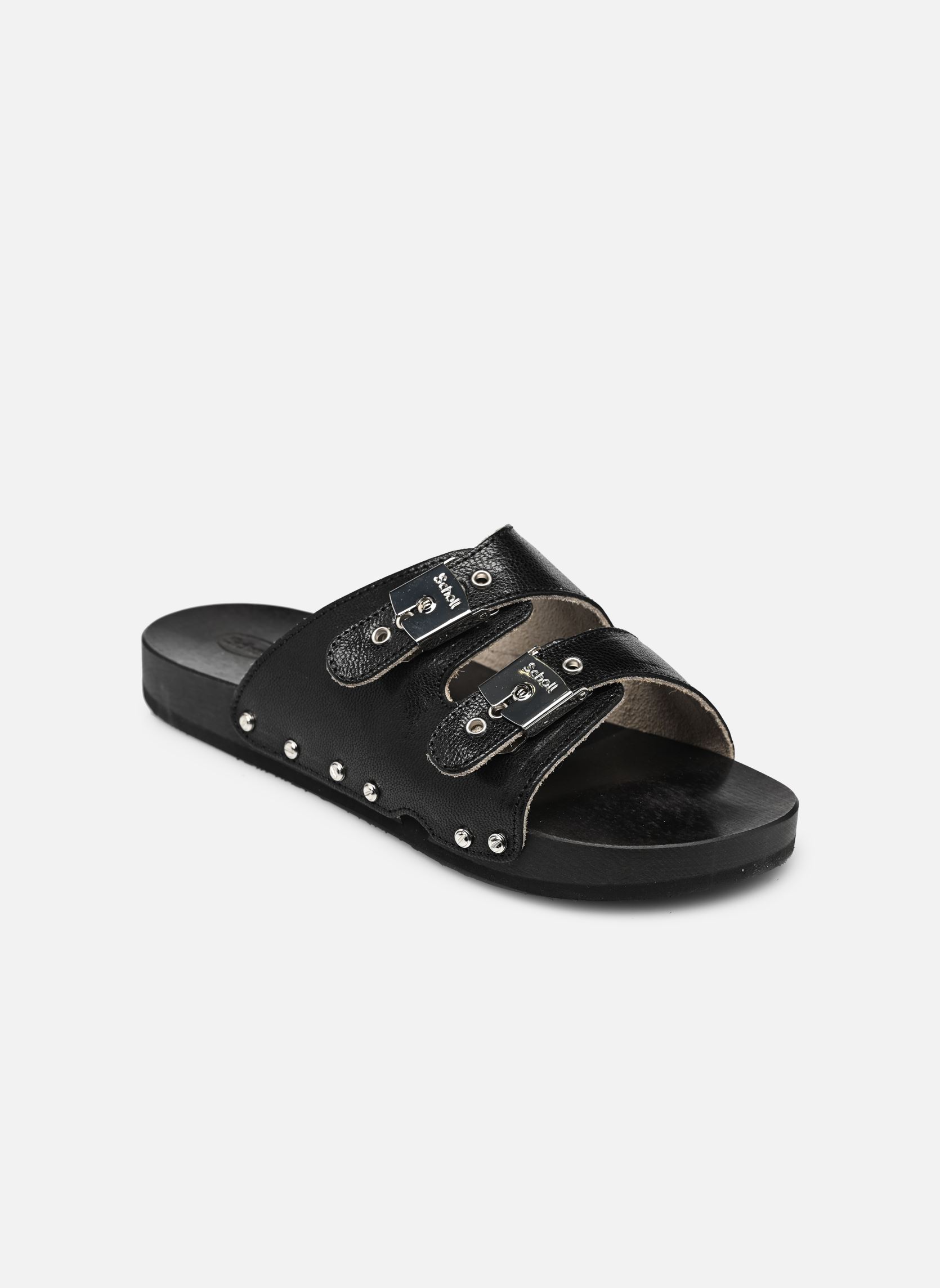 Pantoletten PESCURA 2 STRAPS FLEX ICONIC damen schwarz Scholl Pantoletten PESCURA 2 STRAPS FLEX ICONIC damen schwarz Black