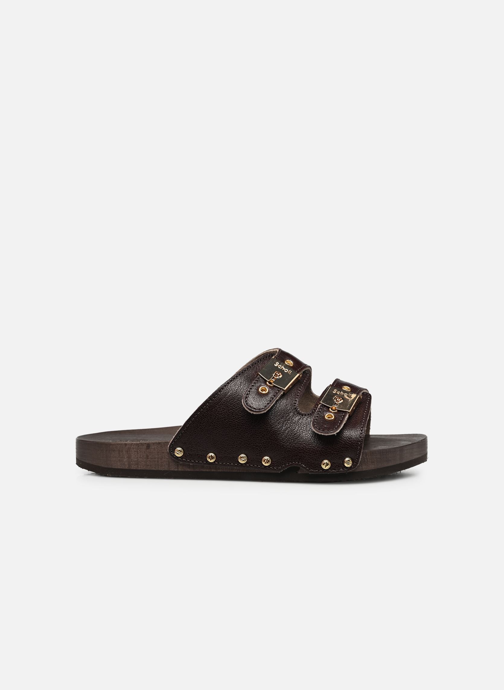 Mules PESCURA 2 STRAPS FLEX ICONIC femme marron Scholl Mules PESCURA 2 STRAPS FLEX ICONIC femme marron Brown