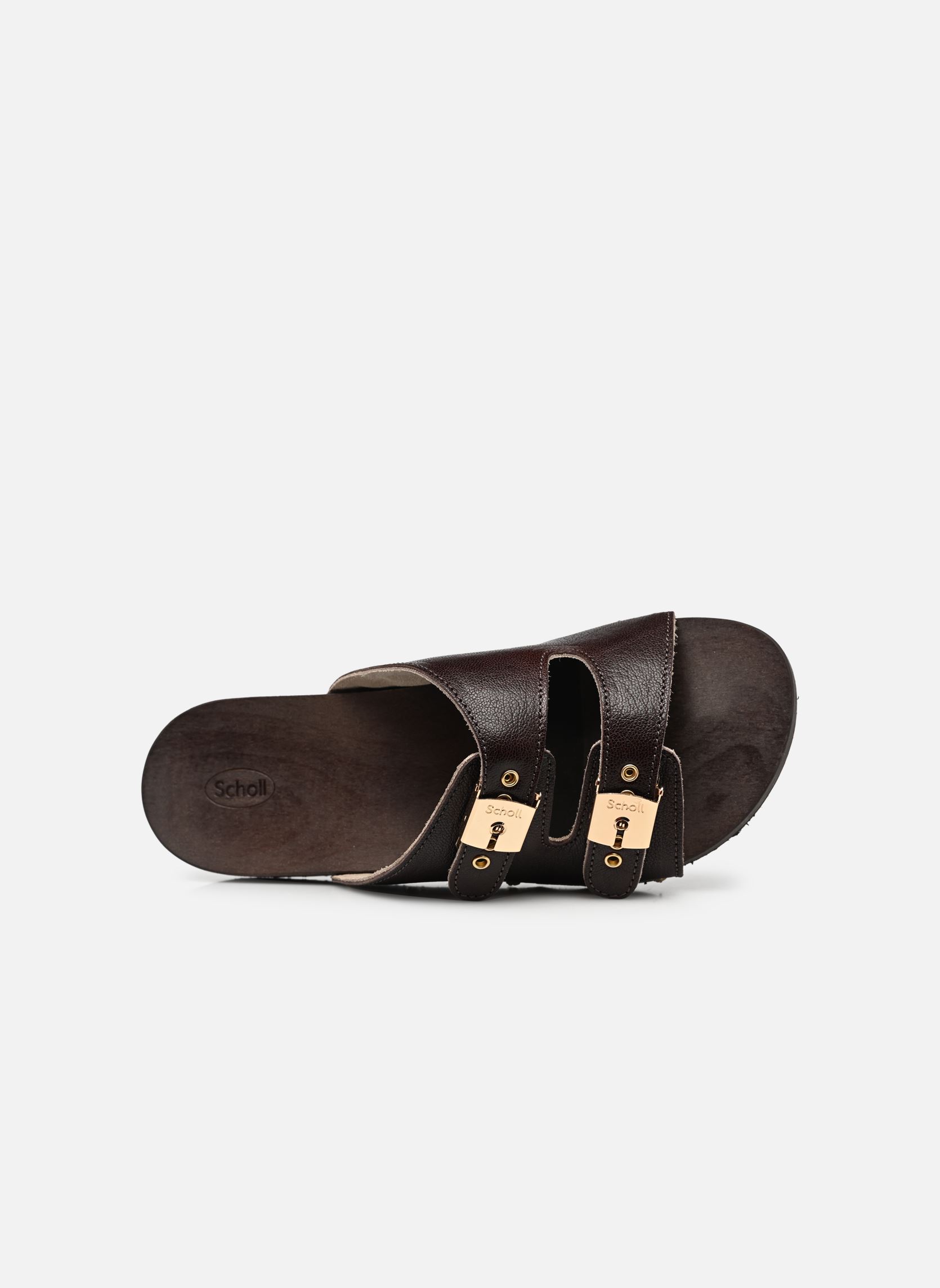 Mules PESCURA 2 STRAPS FLEX ICONIC femme marron Scholl Mules PESCURA 2 STRAPS FLEX ICONIC femme marron Brown