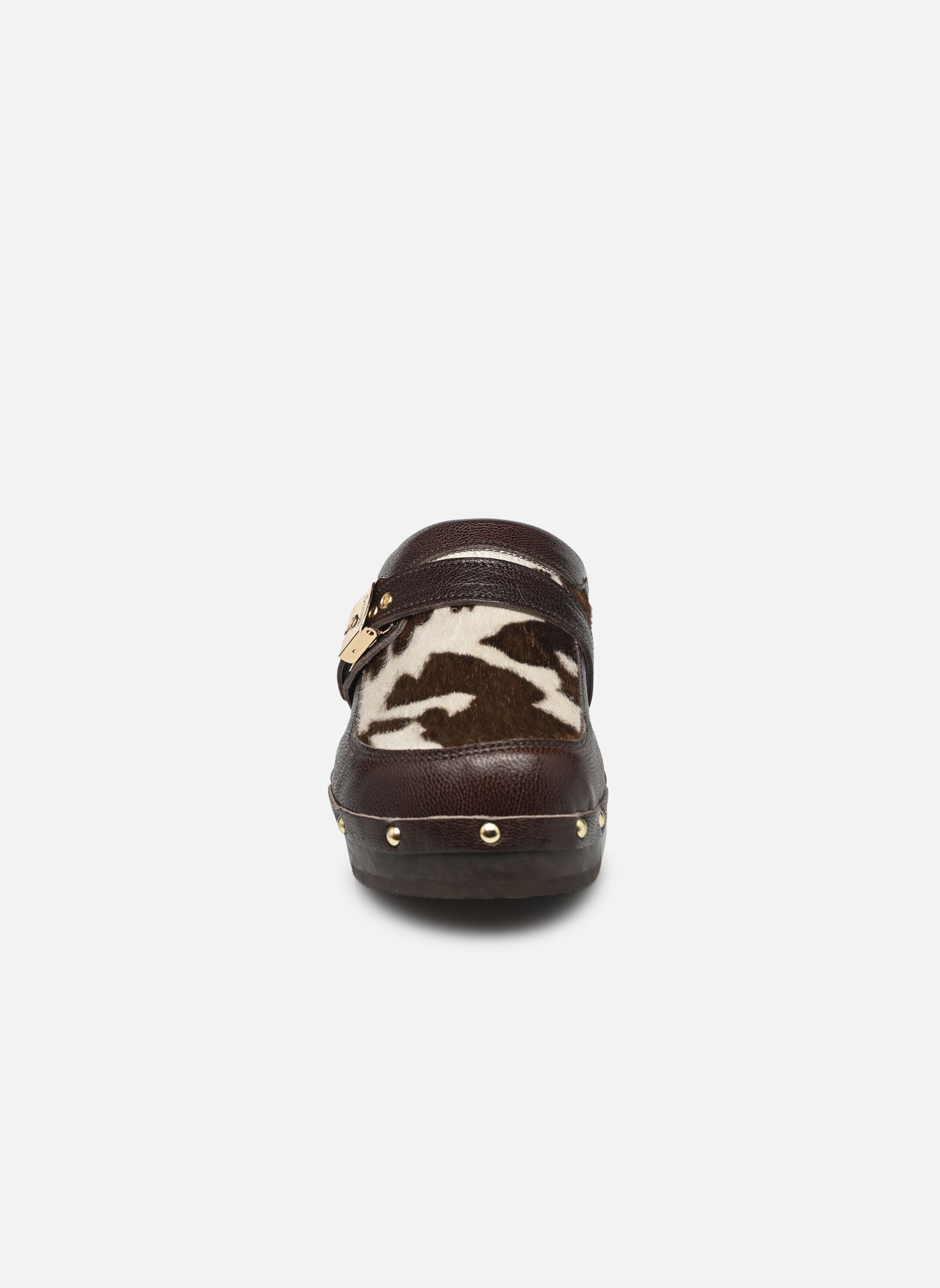 Mules PESCURA CLOG 50 ICONIC femme multicolore Scholl Mules PESCURA CLOG 50 ICONIC femme multicolore Off White/Brown
