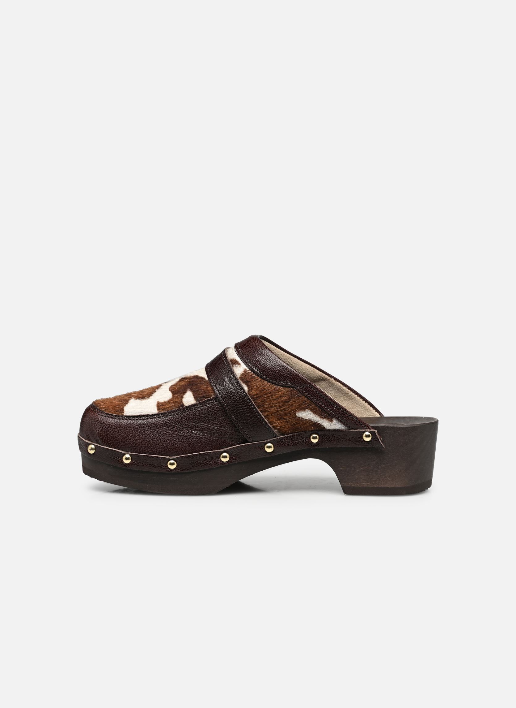 Mules PESCURA CLOG 50 ICONIC femme multicolore Scholl Mules PESCURA CLOG 50 ICONIC femme multicolore Off White/Brown