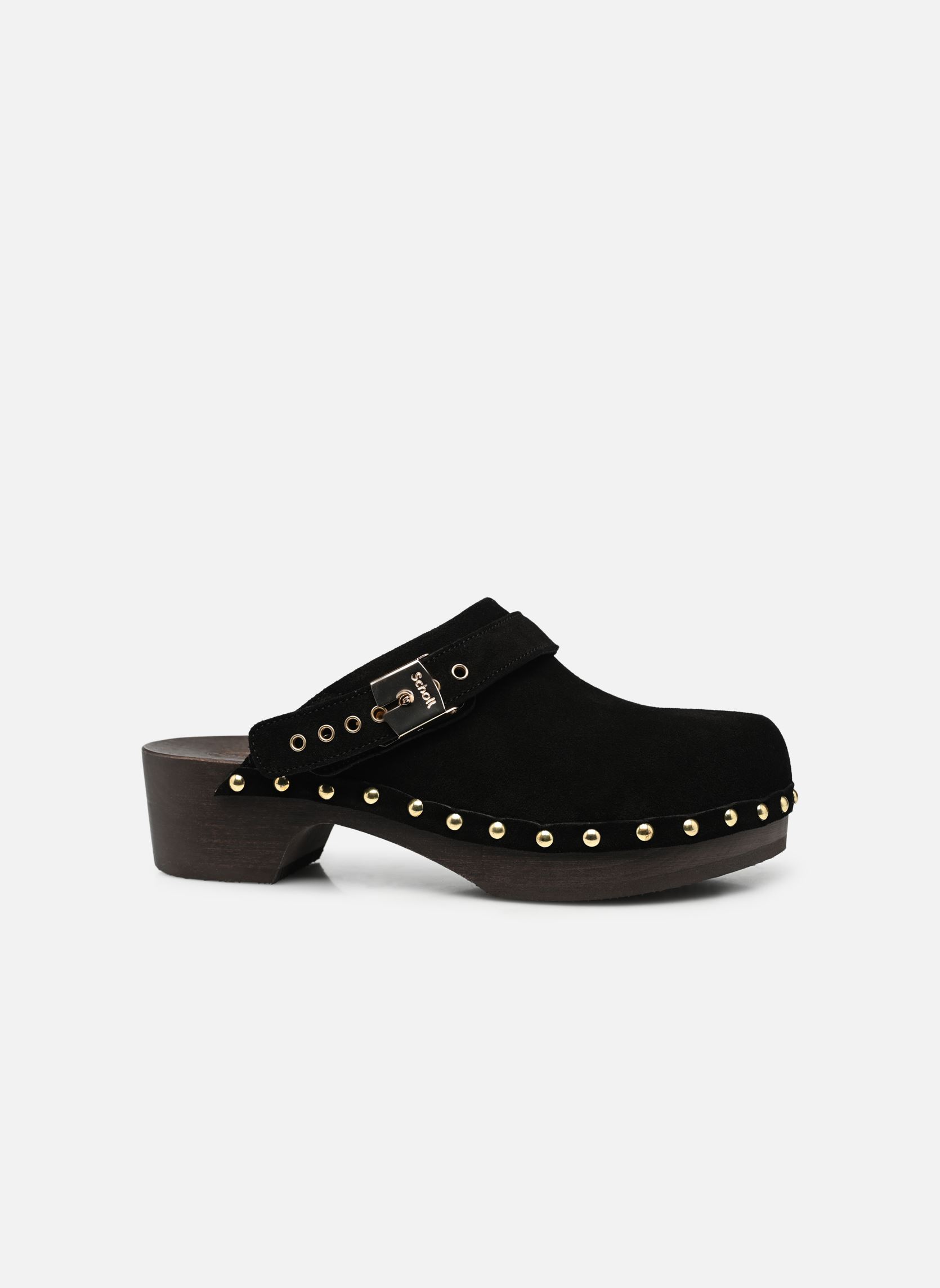 Pantoletten PESCURA MARION ICONIC damen schwarz Scholl Pantoletten PESCURA MARION ICONIC damen schwarz BLACK NUBUCK
