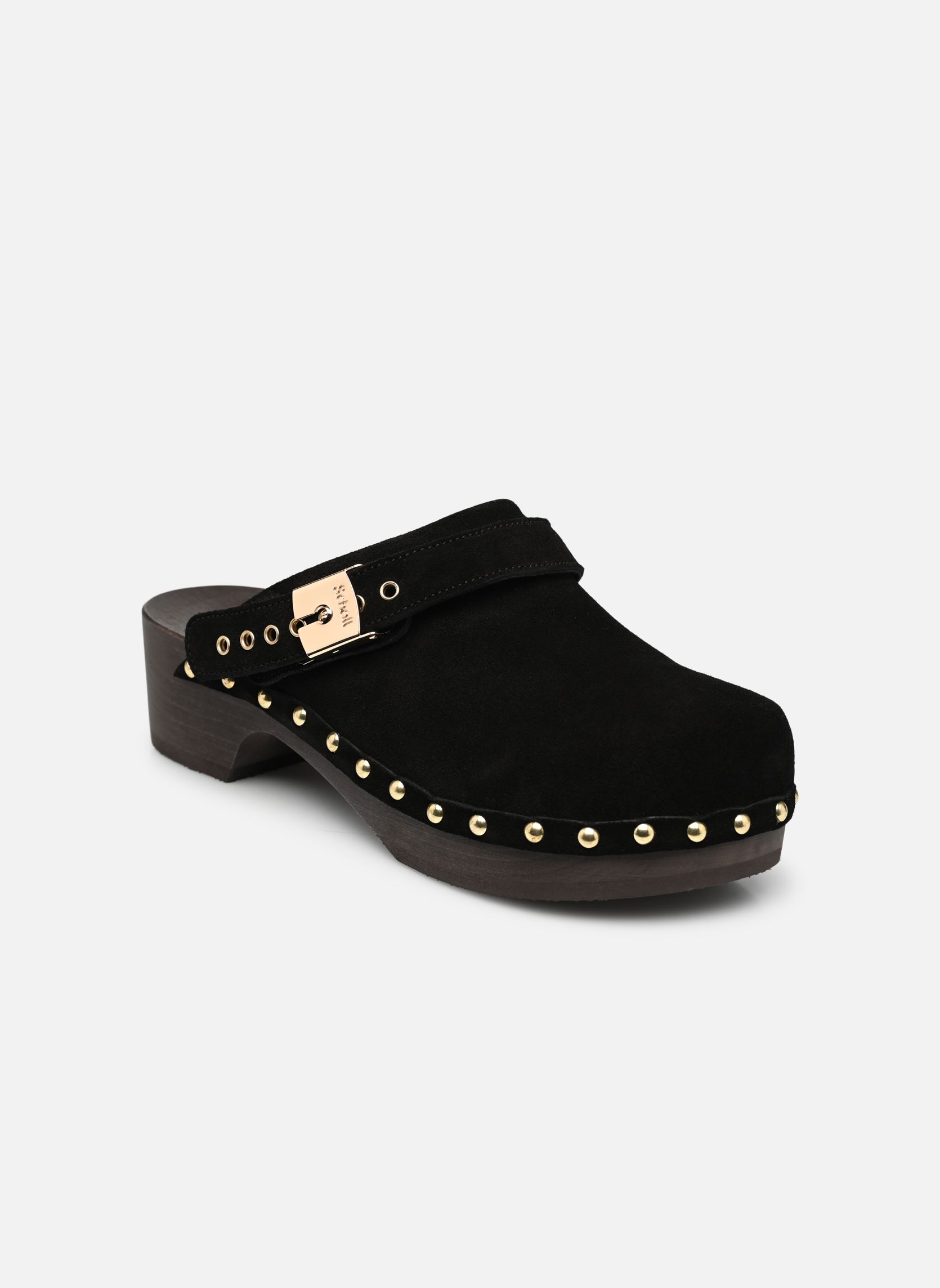 Pantoletten PESCURA MARION ICONIC damen schwarz Scholl Pantoletten PESCURA MARION ICONIC damen schwarz BLACK NUBUCK