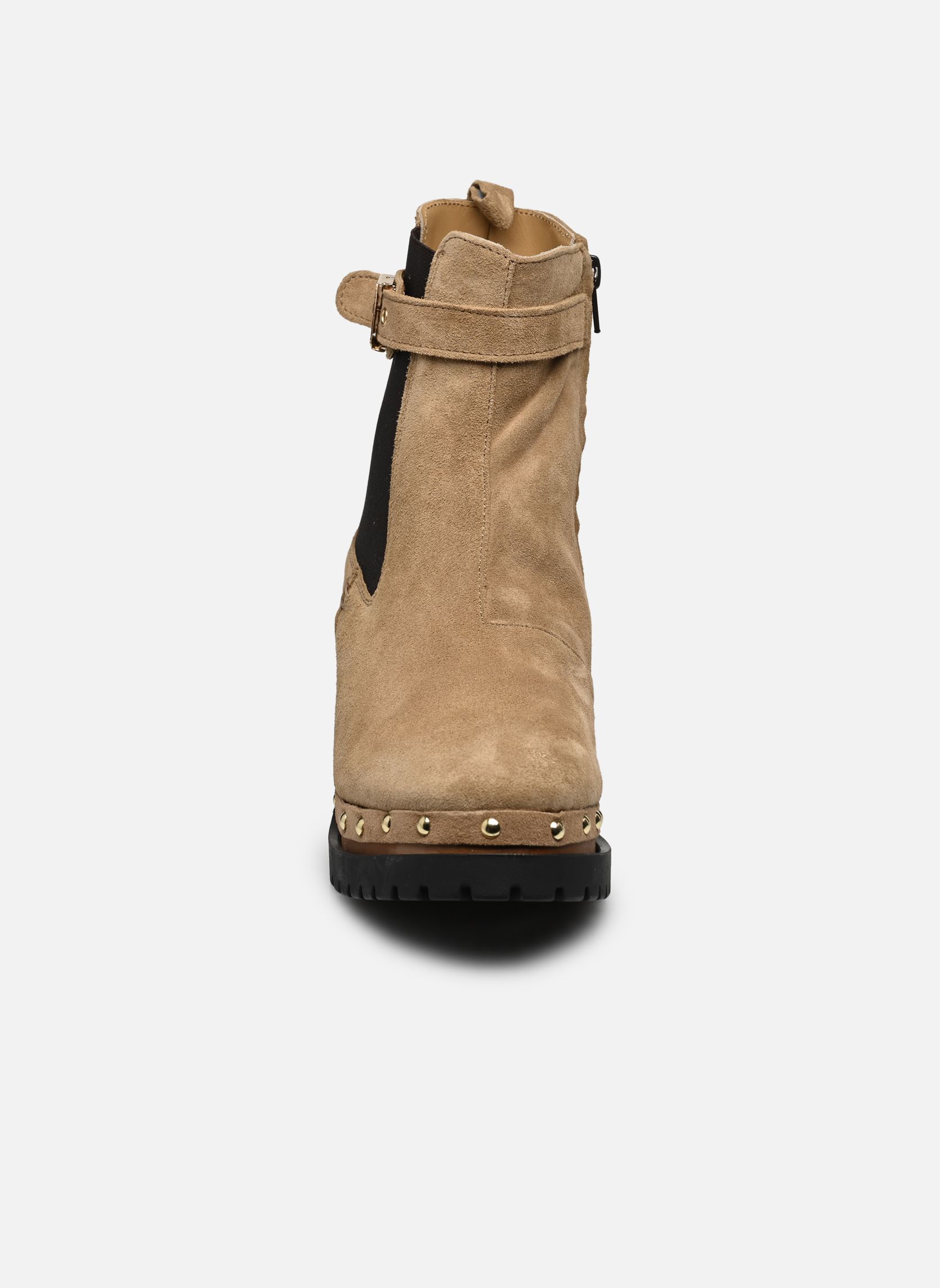 Niedrige Ankle Boots NAOMI STUDS ICONIC damen beige Scholl Niedrige Ankle Boots NAOMI STUDS ICONIC damen beige Beige