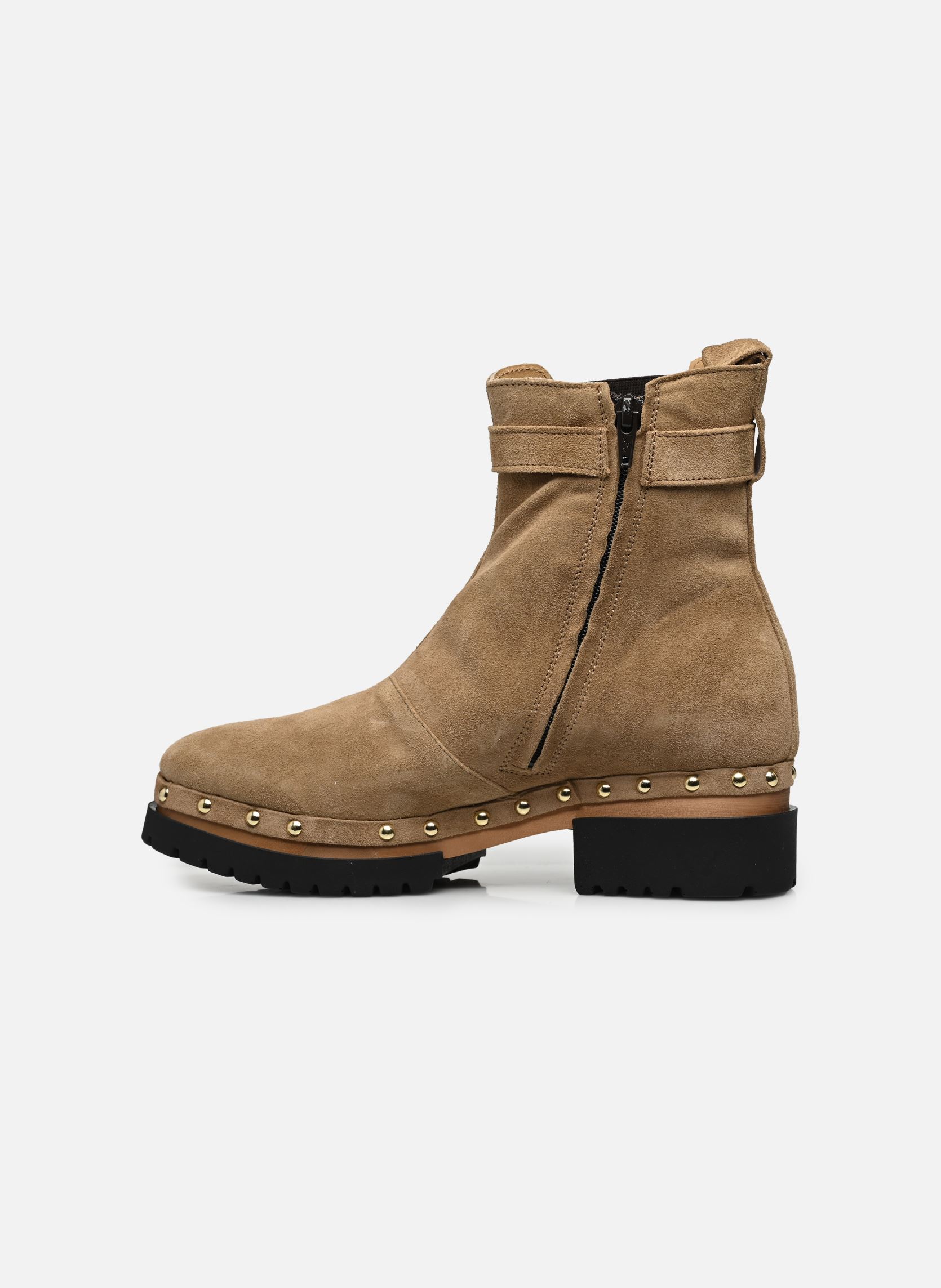 Niedrige Ankle Boots NAOMI STUDS ICONIC damen beige Scholl Niedrige Ankle Boots NAOMI STUDS ICONIC damen beige Beige