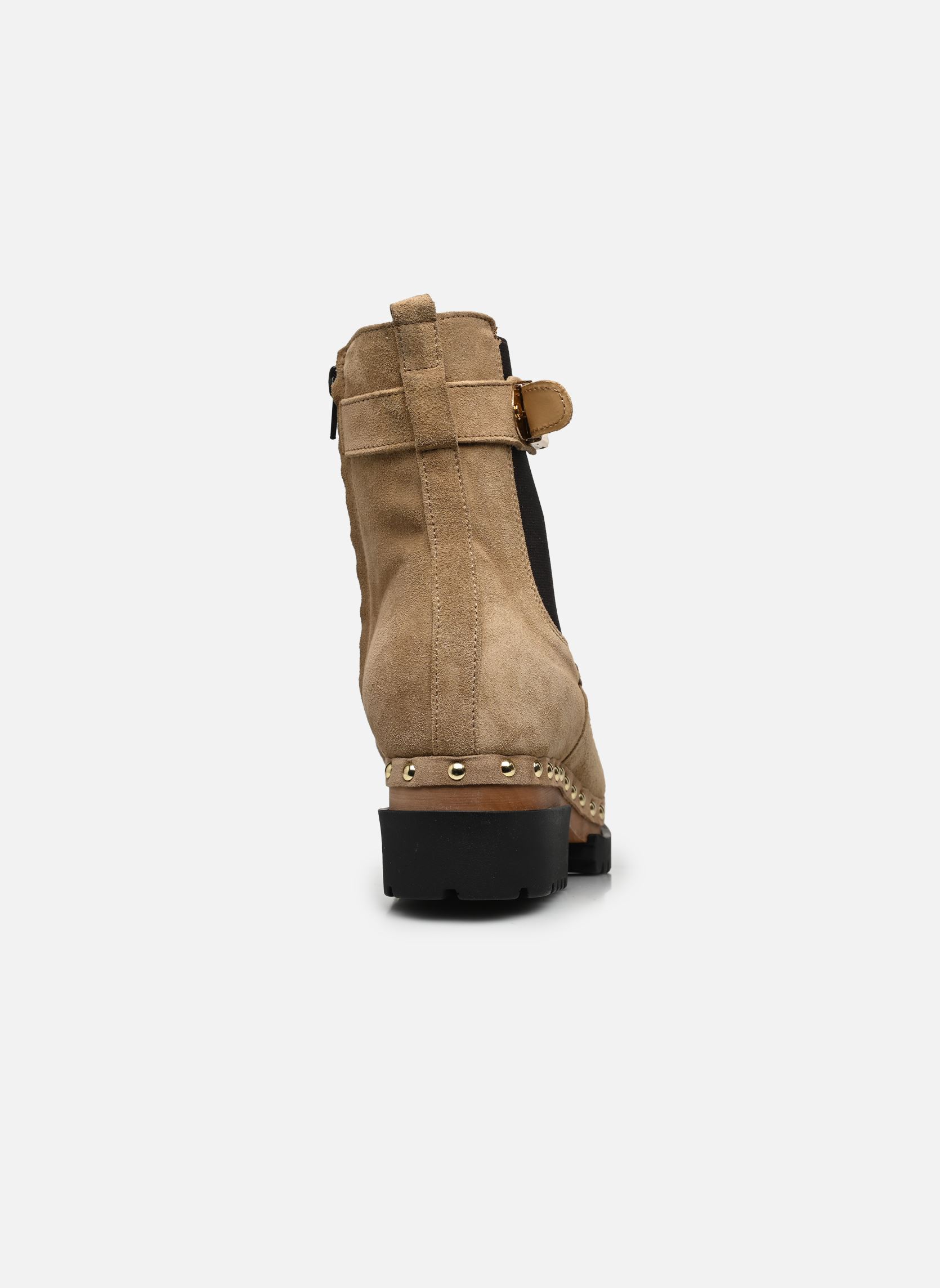 Niedrige Ankle Boots NAOMI STUDS ICONIC damen beige Scholl Niedrige Ankle Boots NAOMI STUDS ICONIC damen beige Beige