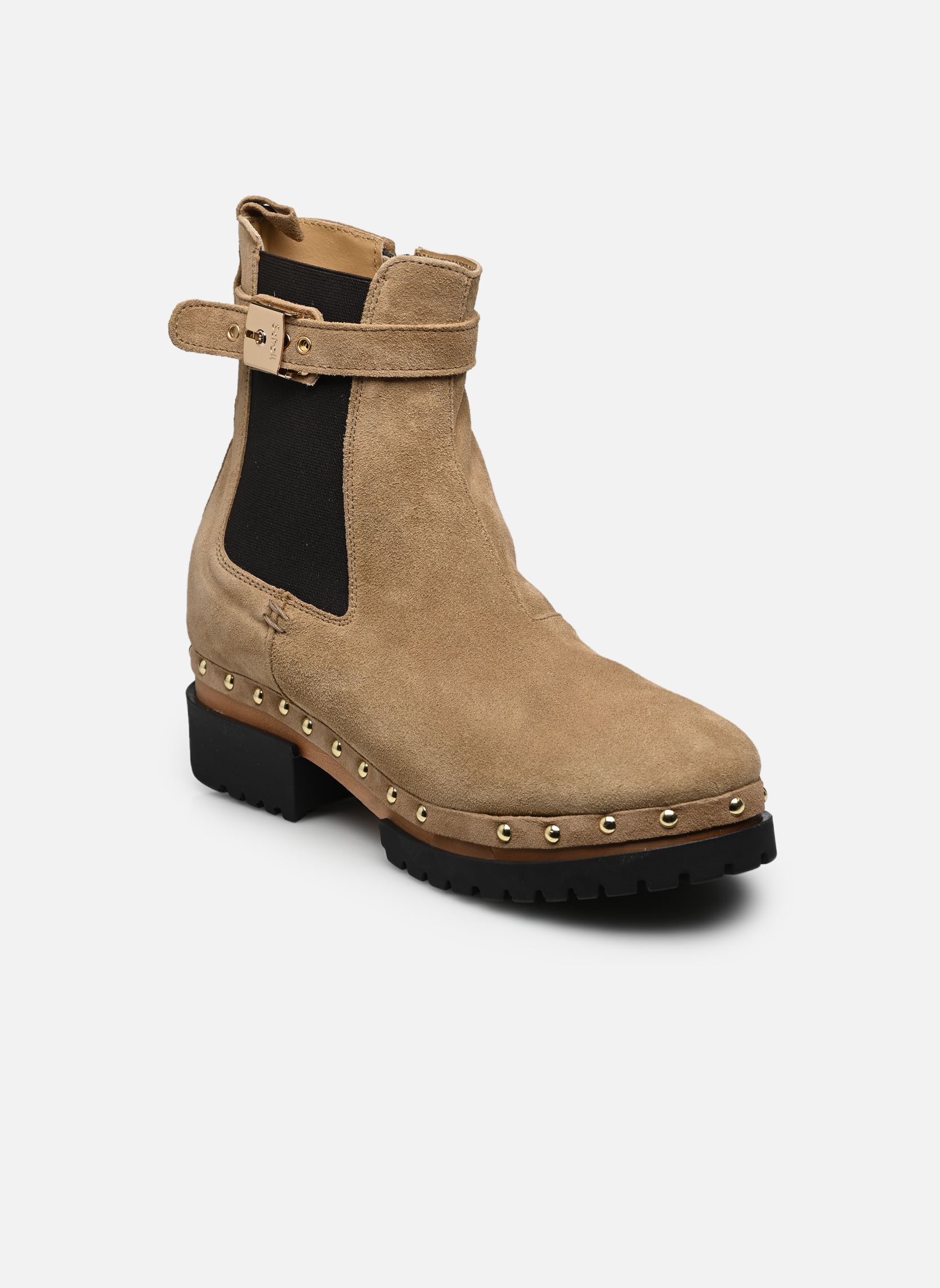 Niedrige Ankle Boots NAOMI STUDS ICONIC damen beige Scholl Niedrige Ankle Boots NAOMI STUDS ICONIC damen beige Beige