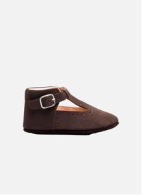 Ballerines Chausson cuir bébé garçon blanc