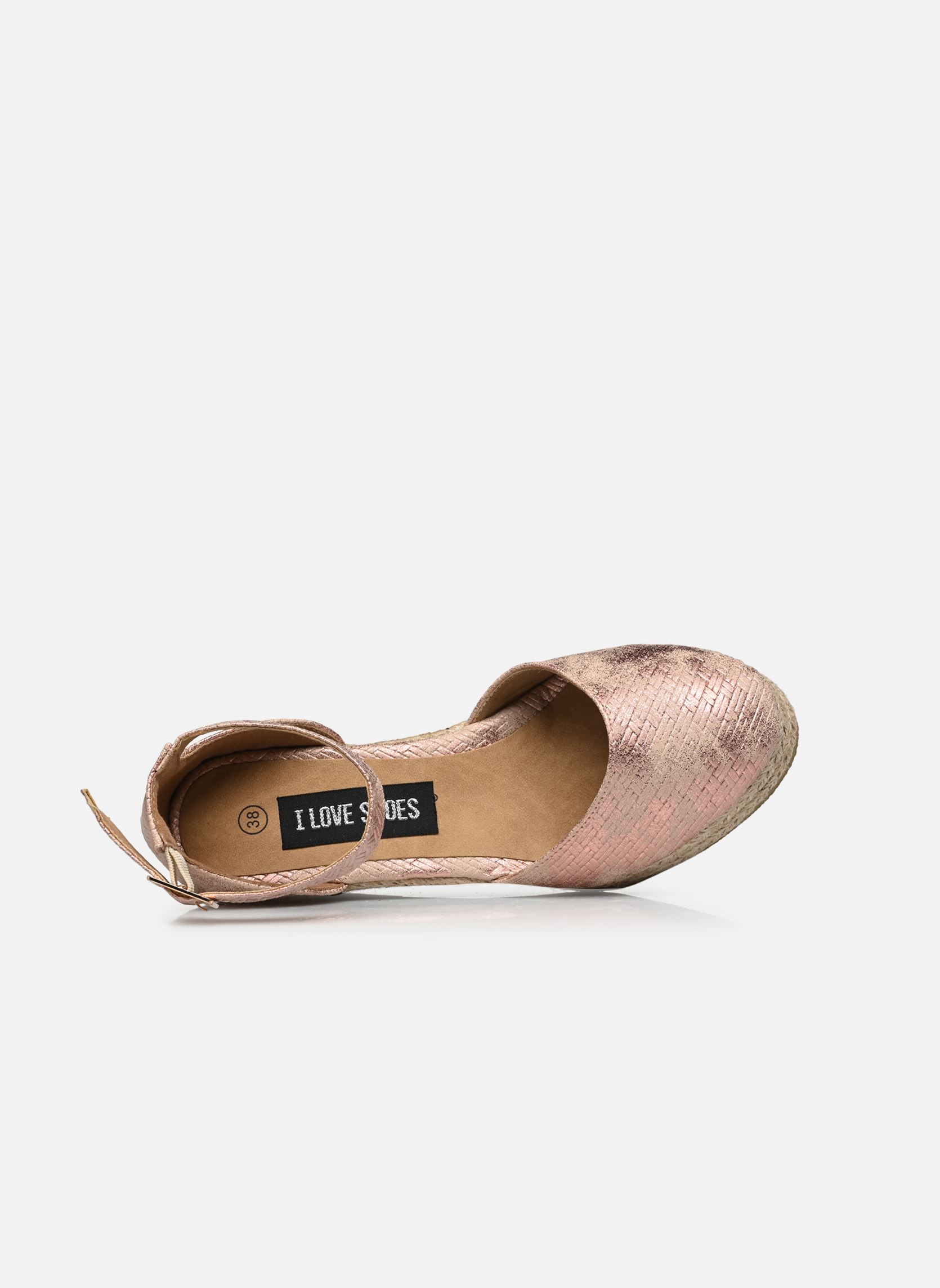 Keil- und Plateau-Espadrilles THYVER damen rosa I Love Shoes Keil- und Plateau-Espadrilles THYVER damen rosa ROSE