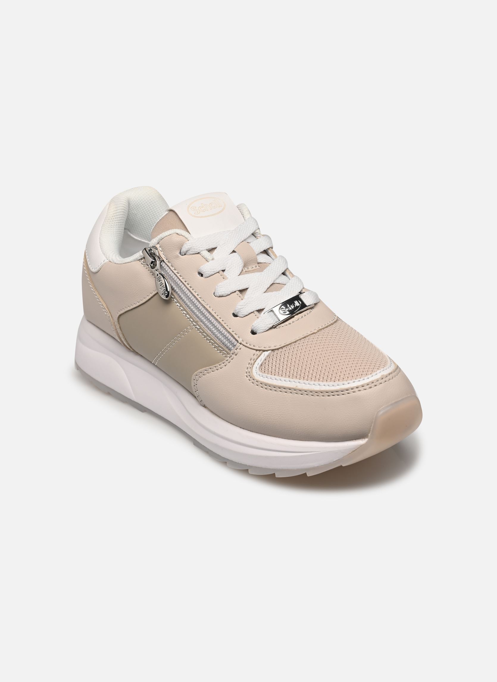 Baskets basses BEVERLY LACES COMFORT femme blanc Scholl Baskets basses BEVERLY LACES COMFORT femme blanc Beige