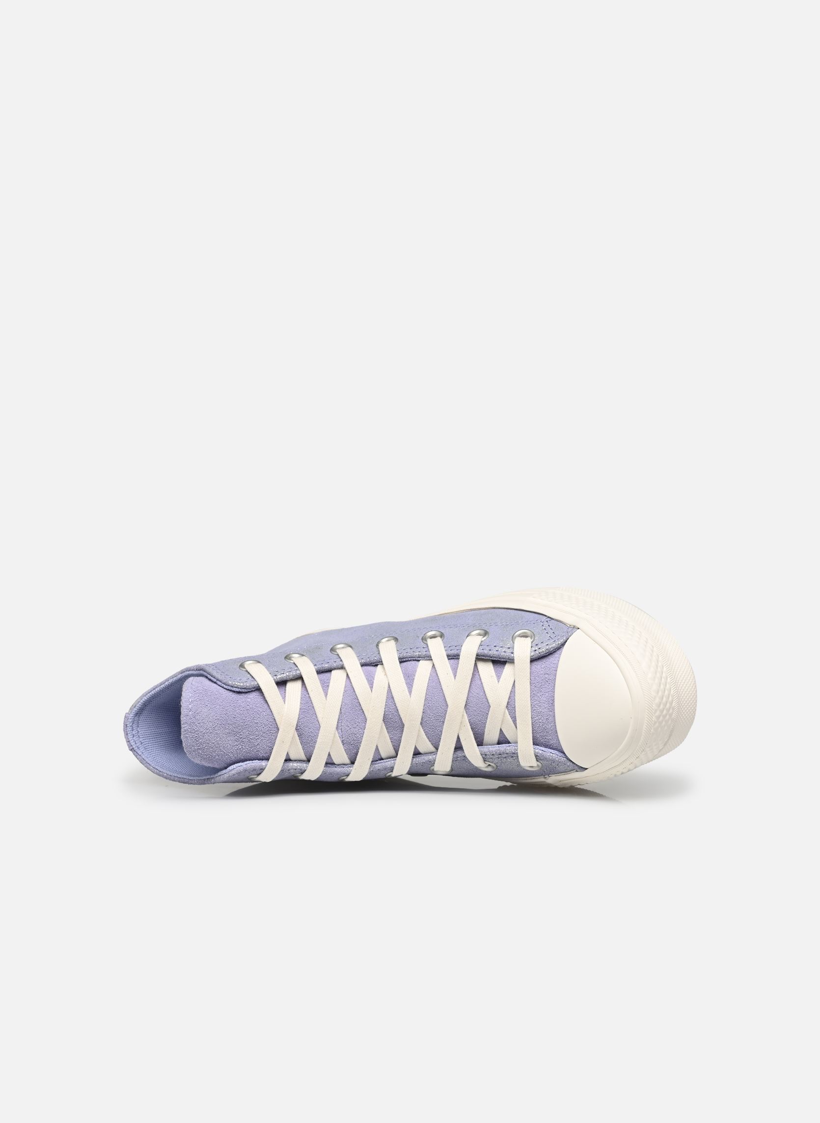 Niedrige Sneaker Chuck Taylor All Star Lift Suede Hi damen violett Converse Niedrige Sneaker Chuck Taylor All Star Lift Suede Hi damen violett LILAC PEWTER/EGRET/SILVER