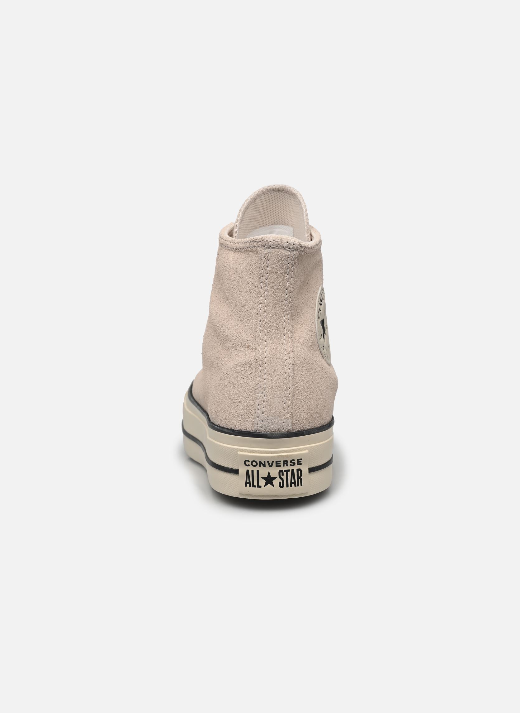 Baskets basses Chuck Taylor All Star Lift Suede Hi femme rose Converse Baskets basses Chuck Taylor All Star Lift Suede Hi femme rose PALE PETAL/NATURAL IVORY