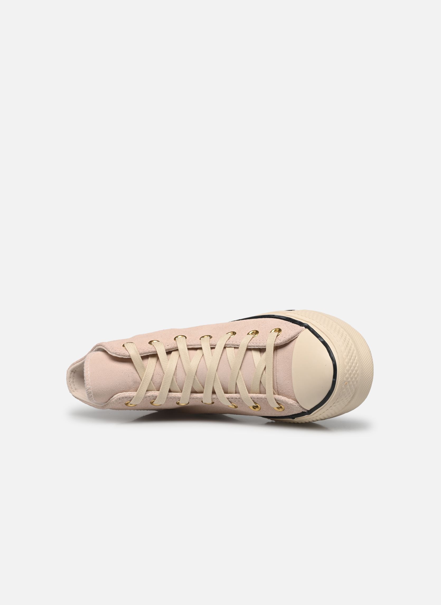 Baskets basses Chuck Taylor All Star Lift Suede Hi femme rose Converse Baskets basses Chuck Taylor All Star Lift Suede Hi femme rose PALE PETAL/NATURAL IVORY