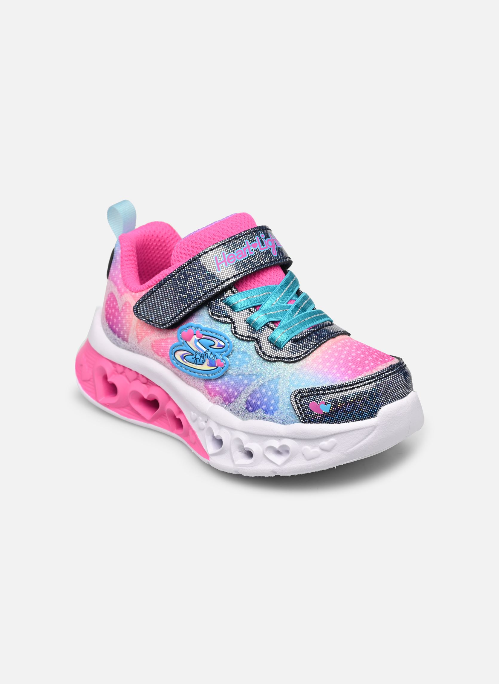 Baskets enfant Skechers Flutter heart lights simply - vue 2
