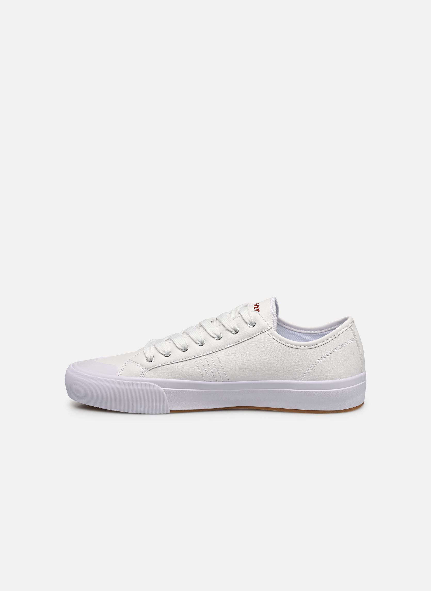 Baskets toile HERNANDEZ 3.0 homme blanc Levi's Baskets toile HERNANDEZ 3.0 homme blanc REGULAR WHITE