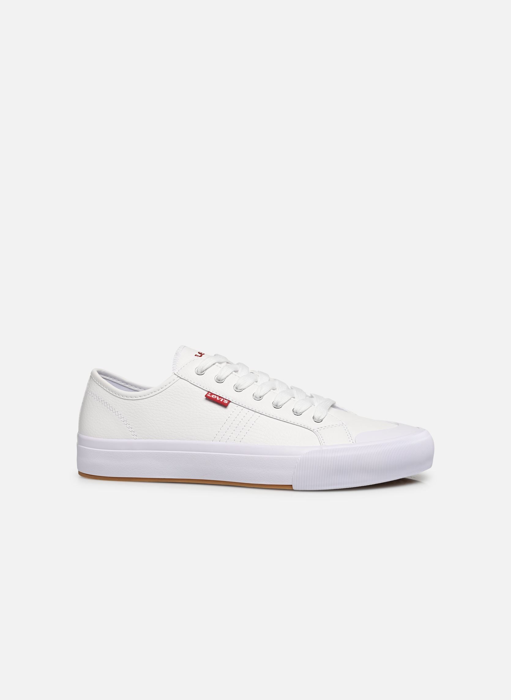 Baskets toile HERNANDEZ 3.0 homme blanc Levi's Baskets toile HERNANDEZ 3.0 homme blanc REGULAR WHITE