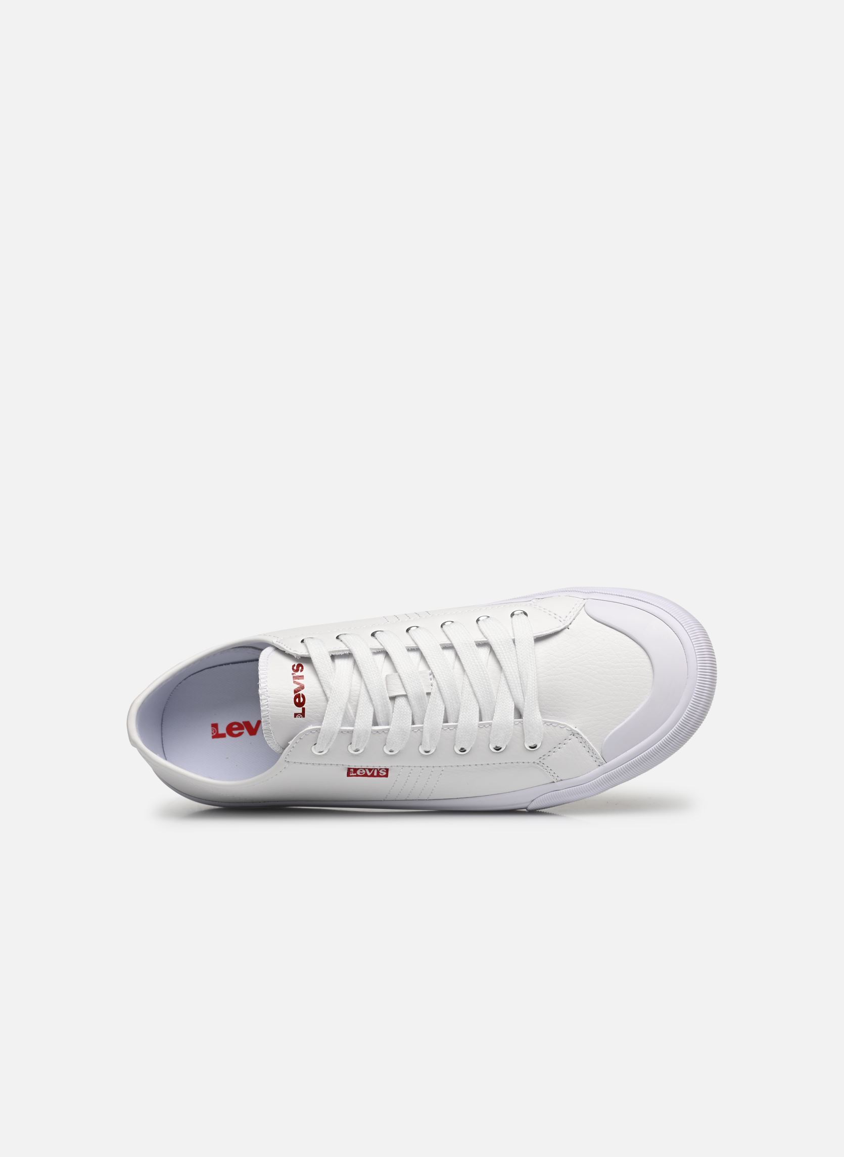 Baskets toile HERNANDEZ 3.0 homme blanc Levi's Baskets toile HERNANDEZ 3.0 homme blanc REGULAR WHITE