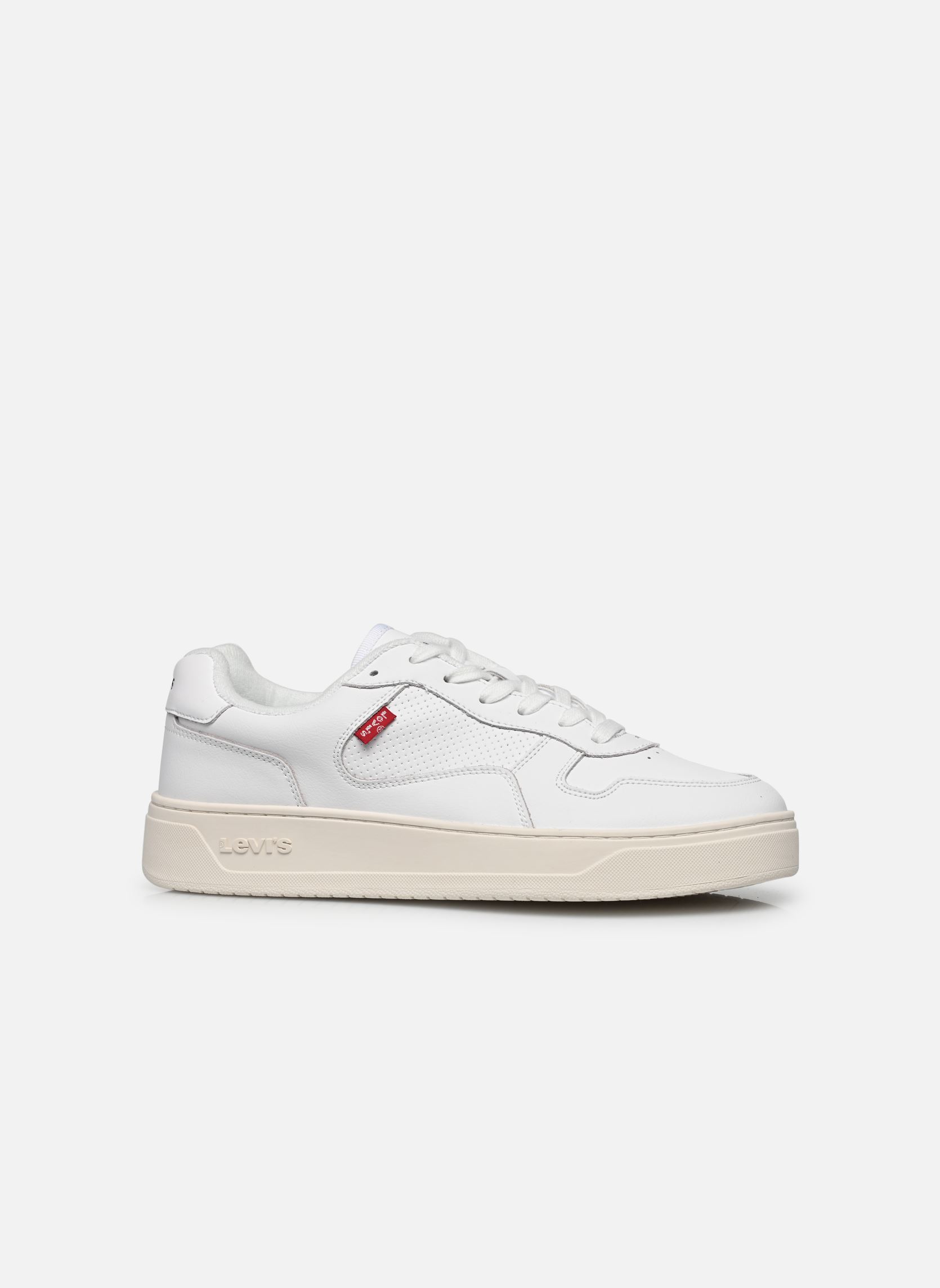 Baskets basses GLIDE homme blanc Levi's Baskets basses GLIDE homme blanc REGULAR WHITE