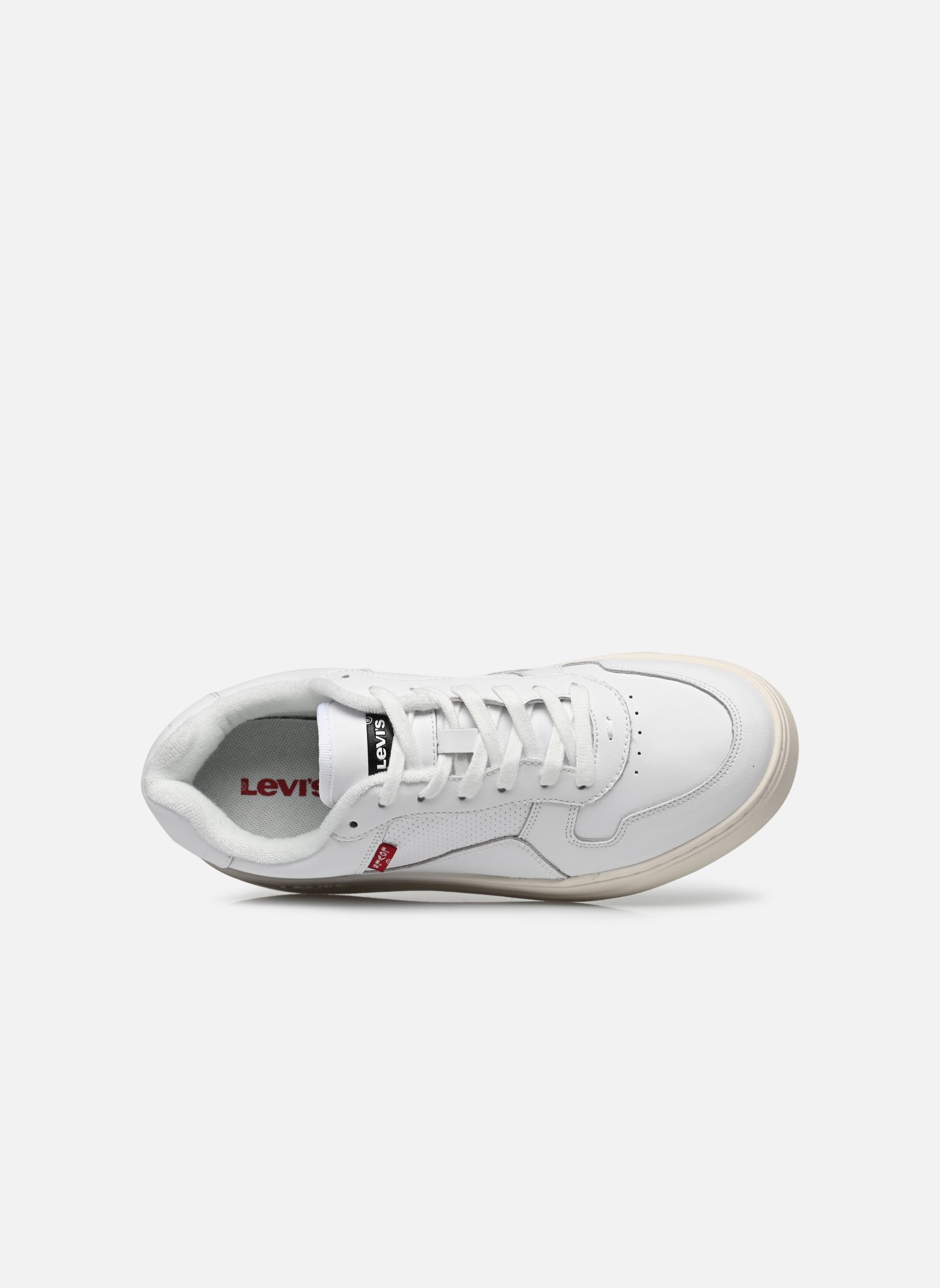 Baskets basses GLIDE homme blanc Levi's Baskets basses GLIDE homme blanc REGULAR WHITE