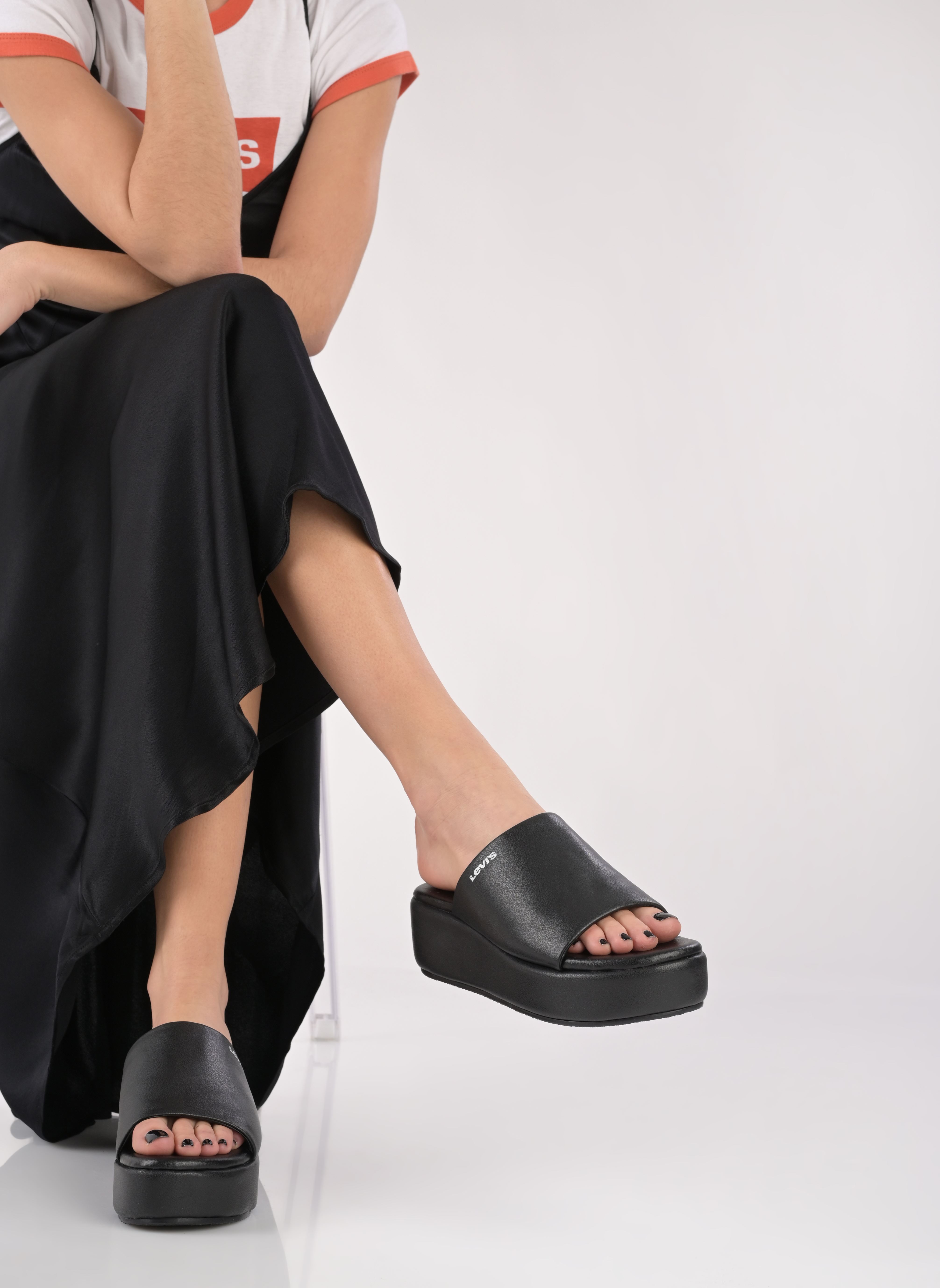 Sandalen CHARLOTTE damen schwarz Levi's Sandalen CHARLOTTE damen schwarz Full Black