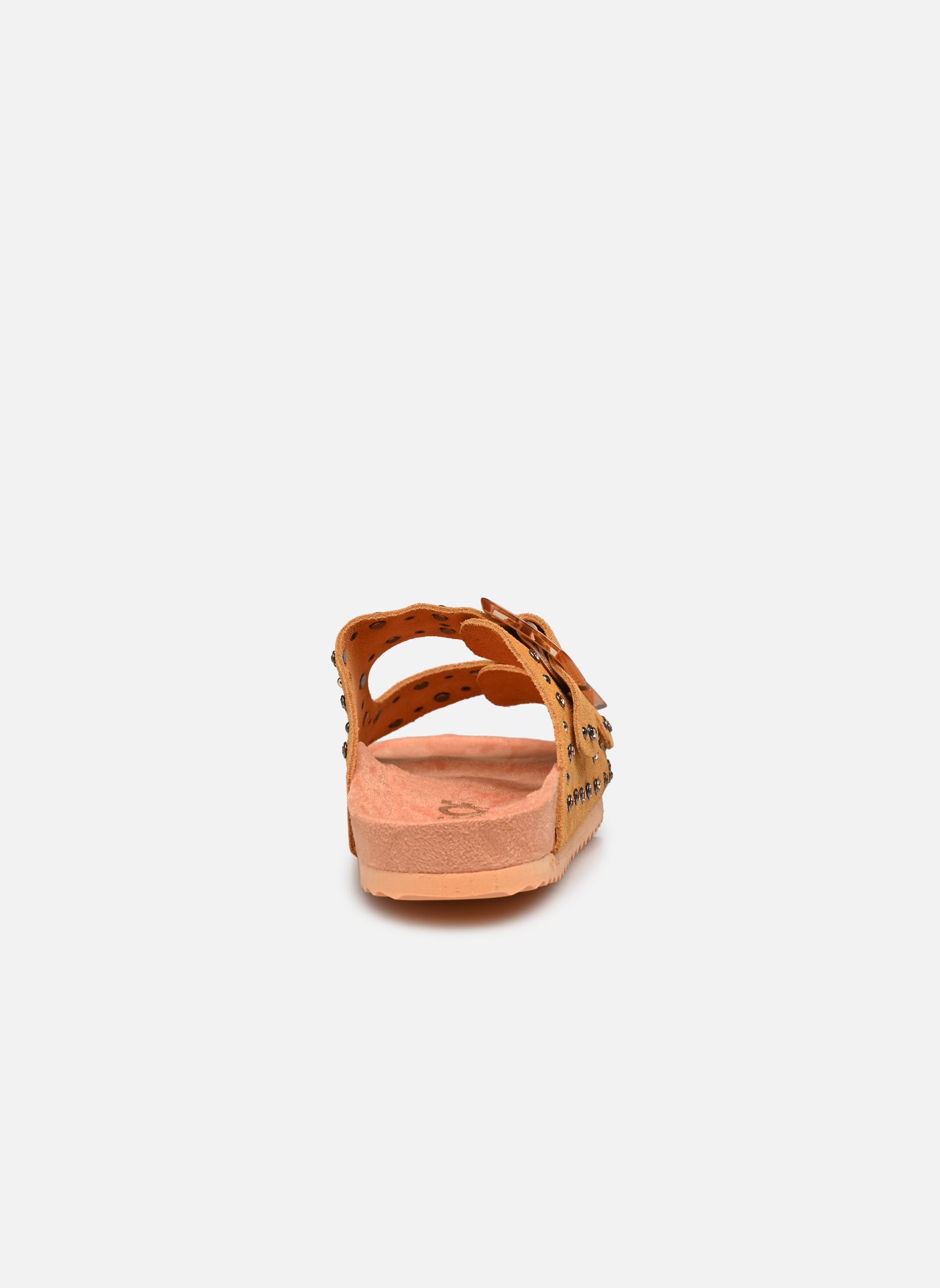 Sandales Sandales en suede avec clous HC.BIO304 femme jaune Colors of California Sandales Sandales en suede avec clous HC.BIO304 femme jaune ORA