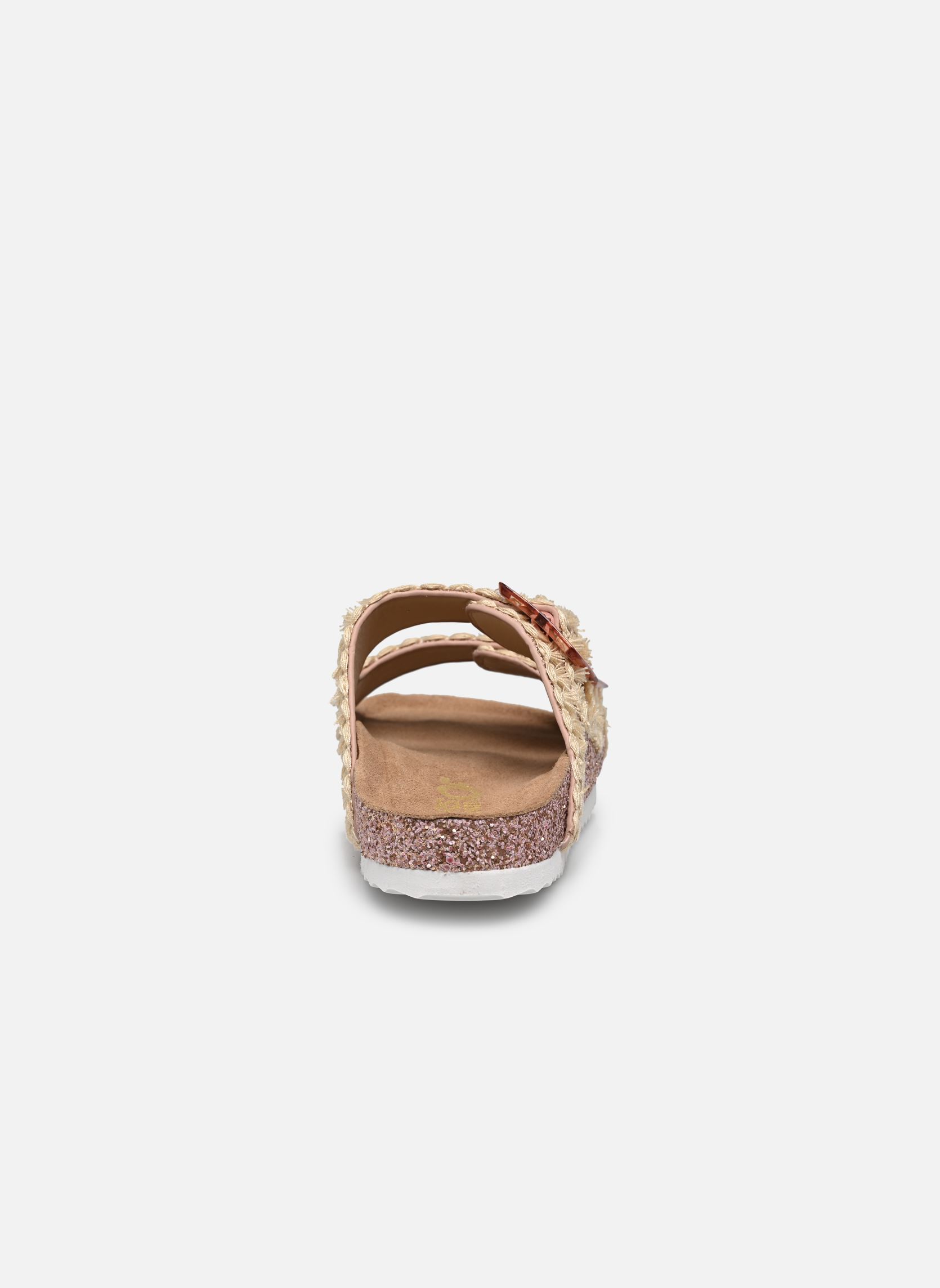 Sandalen Sandales pailletées au crochet HC.BIO079 damen rosa Colors of California Sandalen Sandales pailletées au crochet HC.BIO079 damen rosa LTPIN