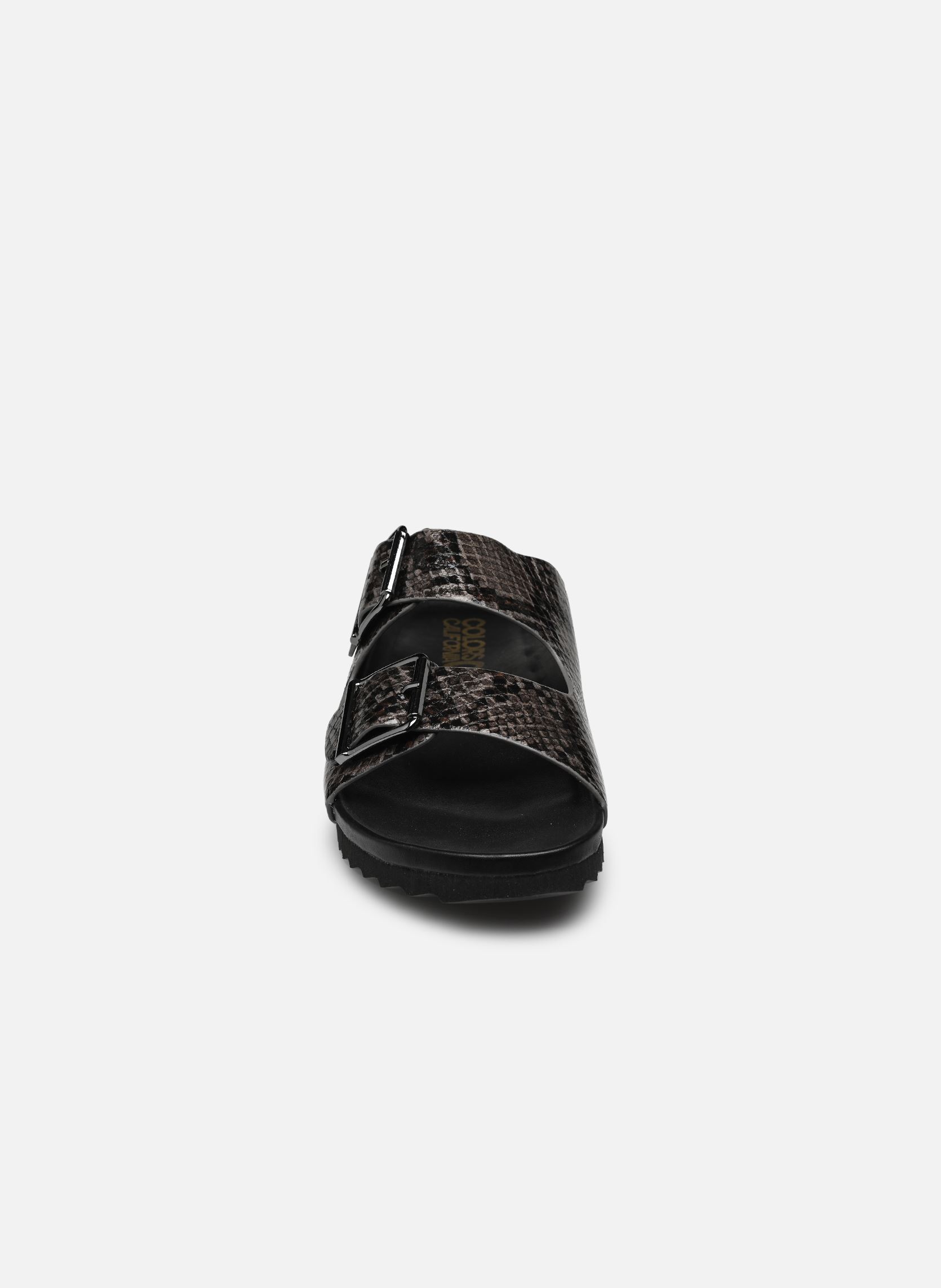 Sandalen Sandales imprimées animalier avec boucle damen schwarz Colors of California Sandalen Sandales imprimées animalier avec boucle damen schwarz BLA