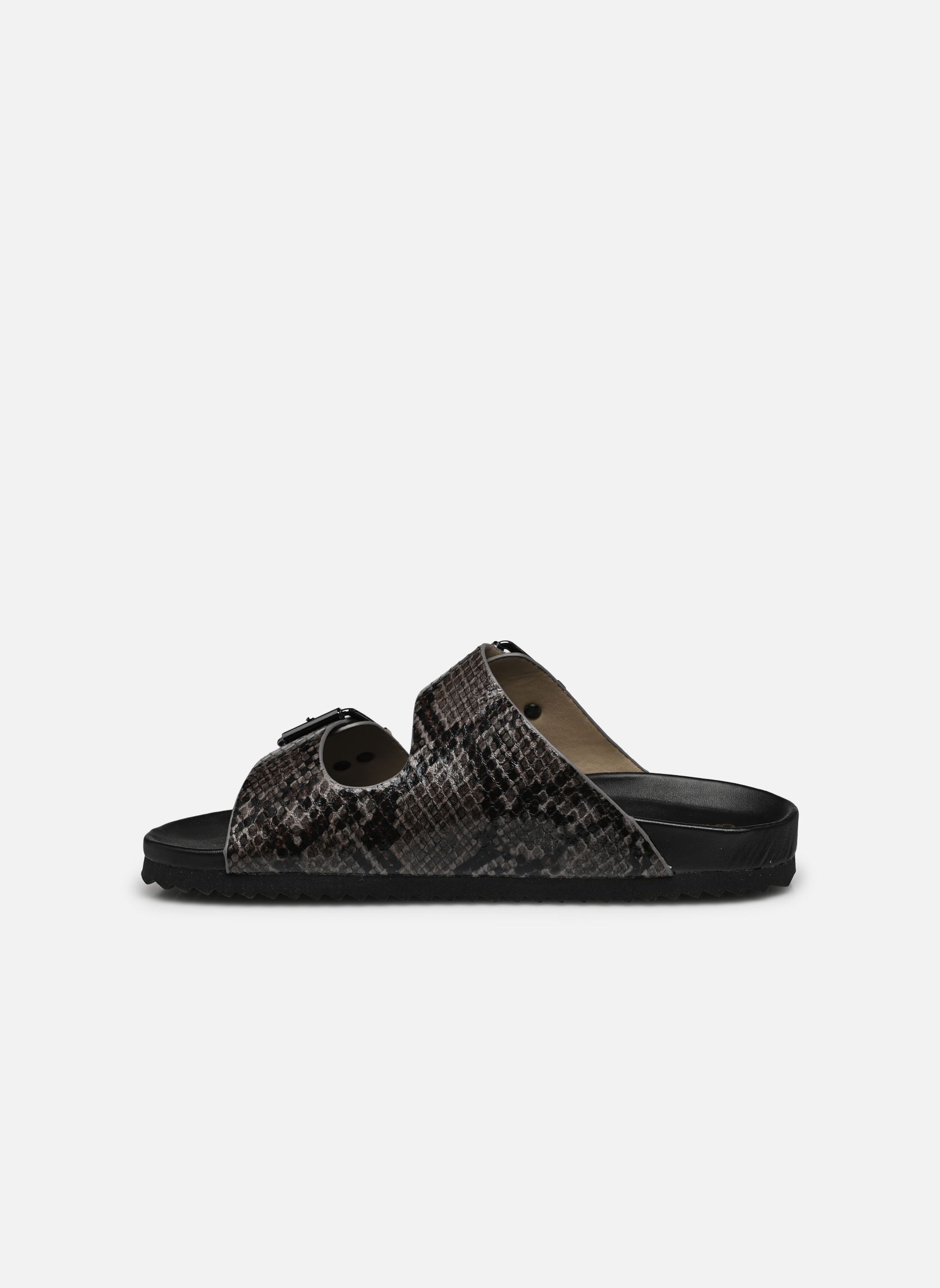 Sandalen Sandales imprimées animalier avec boucle damen schwarz Colors of California Sandalen Sandales imprimées animalier avec boucle damen schwarz BLA