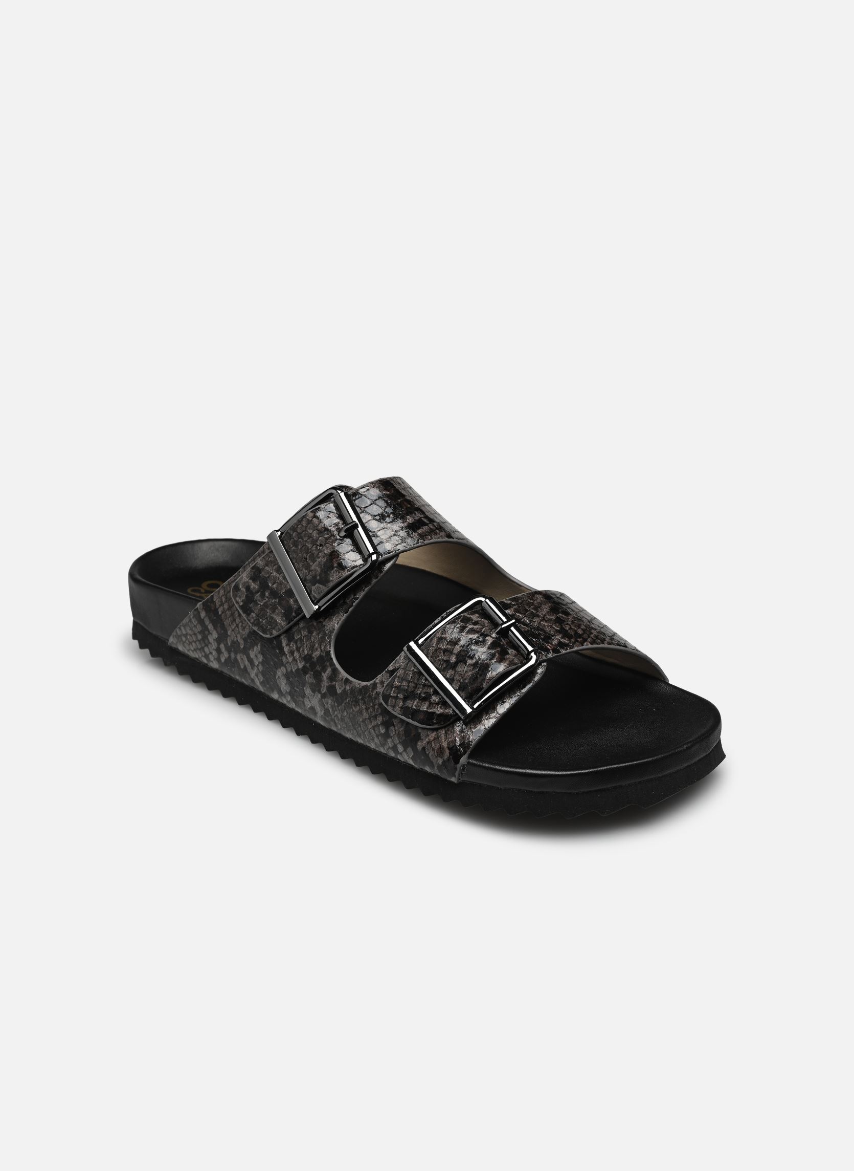 Sandalen Sandales imprimées animalier avec boucle damen schwarz Colors of California Sandalen Sandales imprimées animalier avec boucle damen schwarz BLA