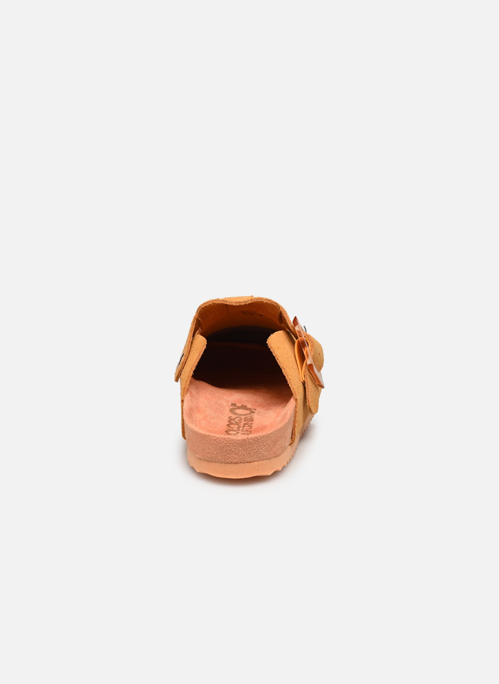 Mules Sabot en suede avec boucle HC.BIO086 femme jaune Colors of California Mules Sabot en suede avec boucle HC.BIO086 femme jaune ORA