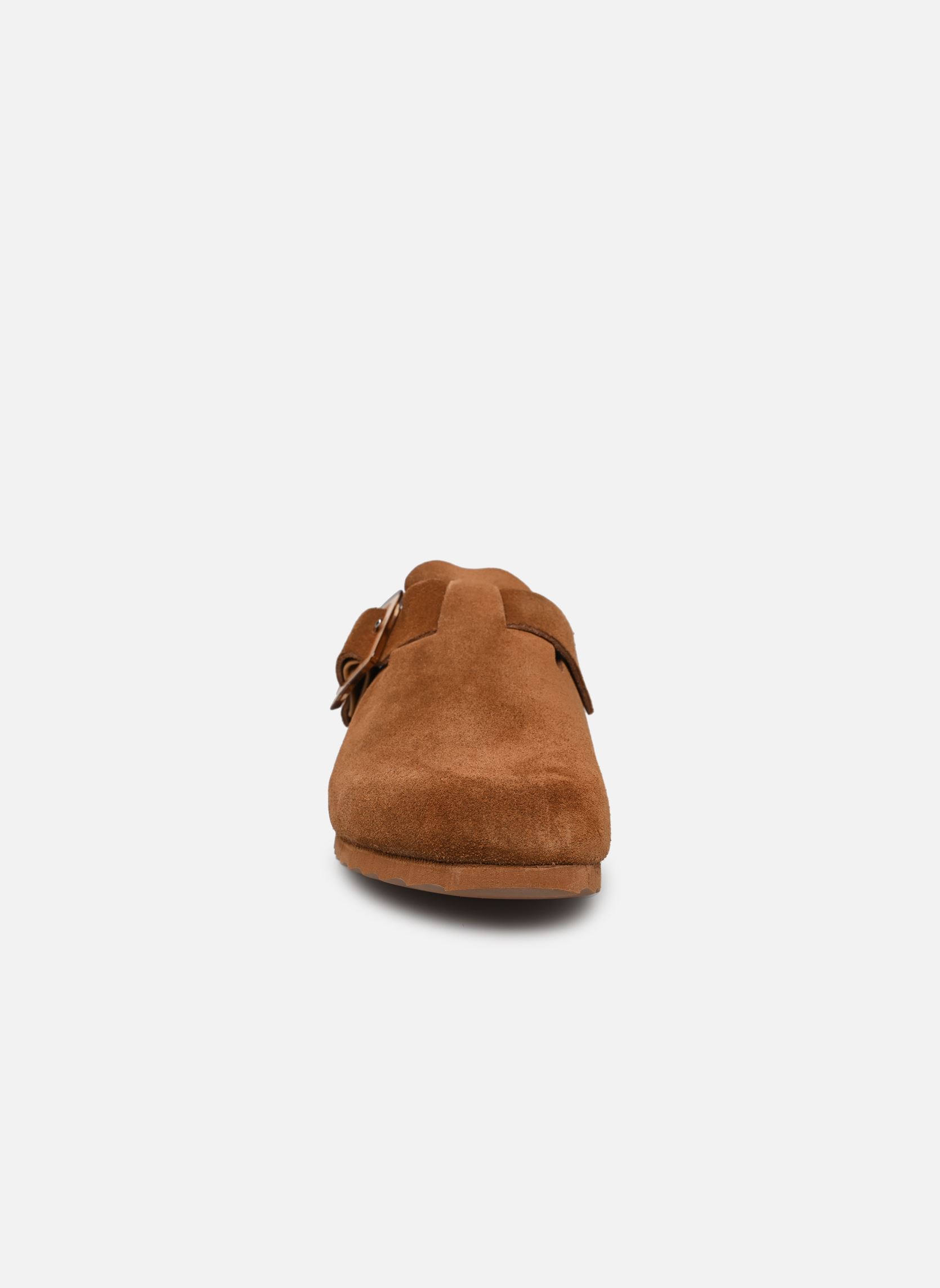 Pantoletten Sabot en suede avec boucle HC.BIO086 damen braun Colors of California Pantoletten Sabot en suede avec boucle HC.BIO086 damen braun TAN