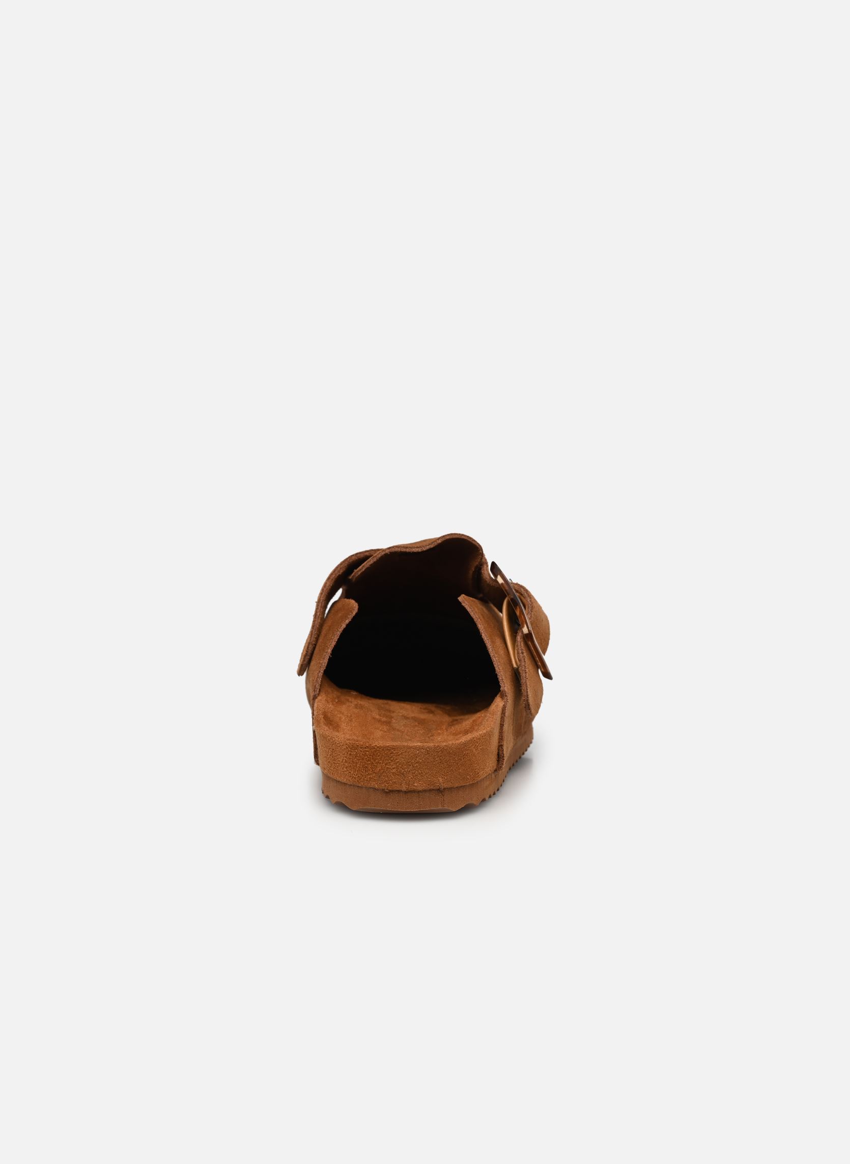 Pantoletten Sabot en suede avec boucle HC.BIO086 damen braun Colors of California Pantoletten Sabot en suede avec boucle HC.BIO086 damen braun TAN