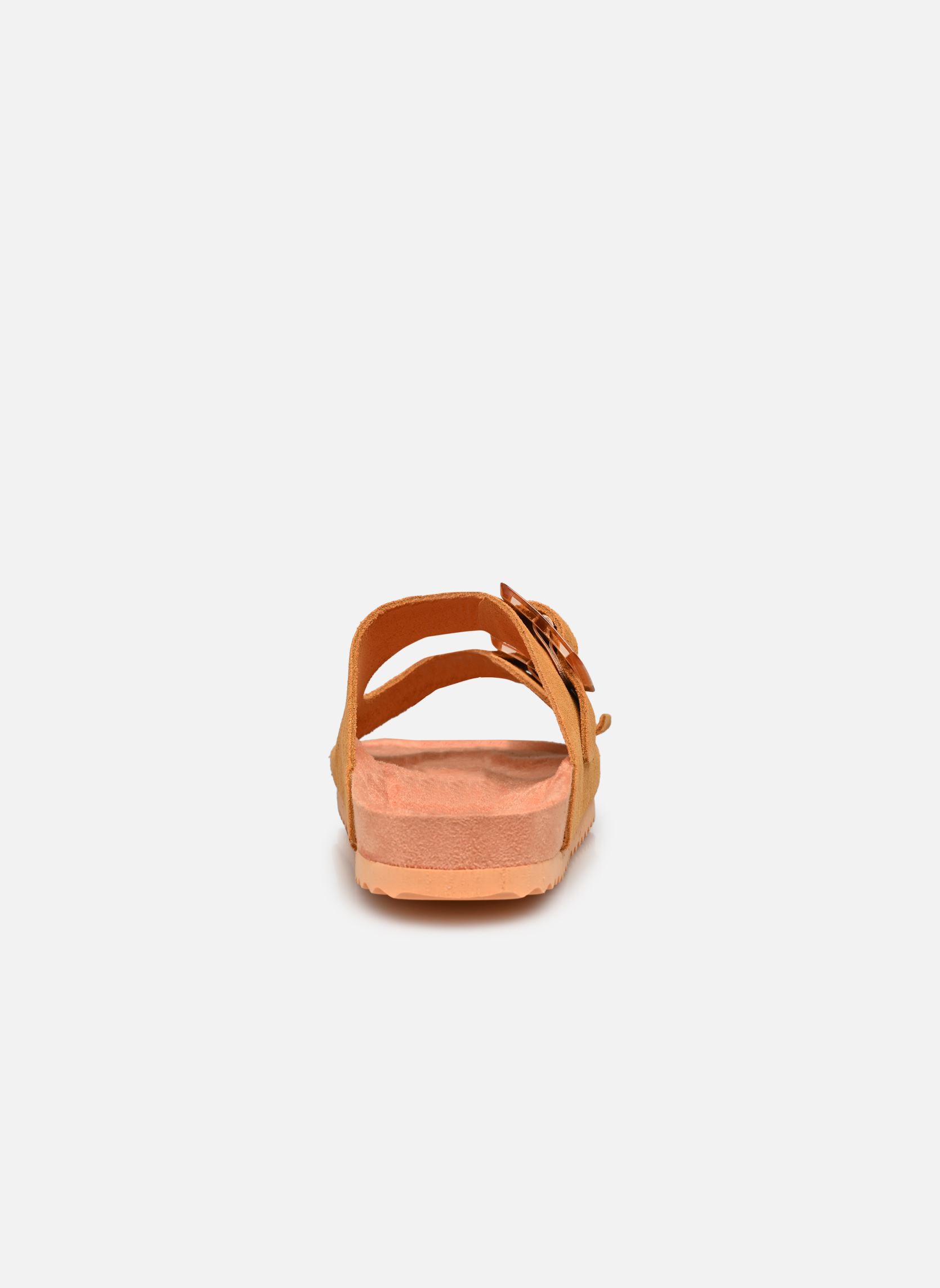 Sandalen Sandales deux boucles en suede HC.BIO056 damen gelb Colors of California Sandalen Sandales deux boucles en suede HC.BIO056 damen gelb ORA