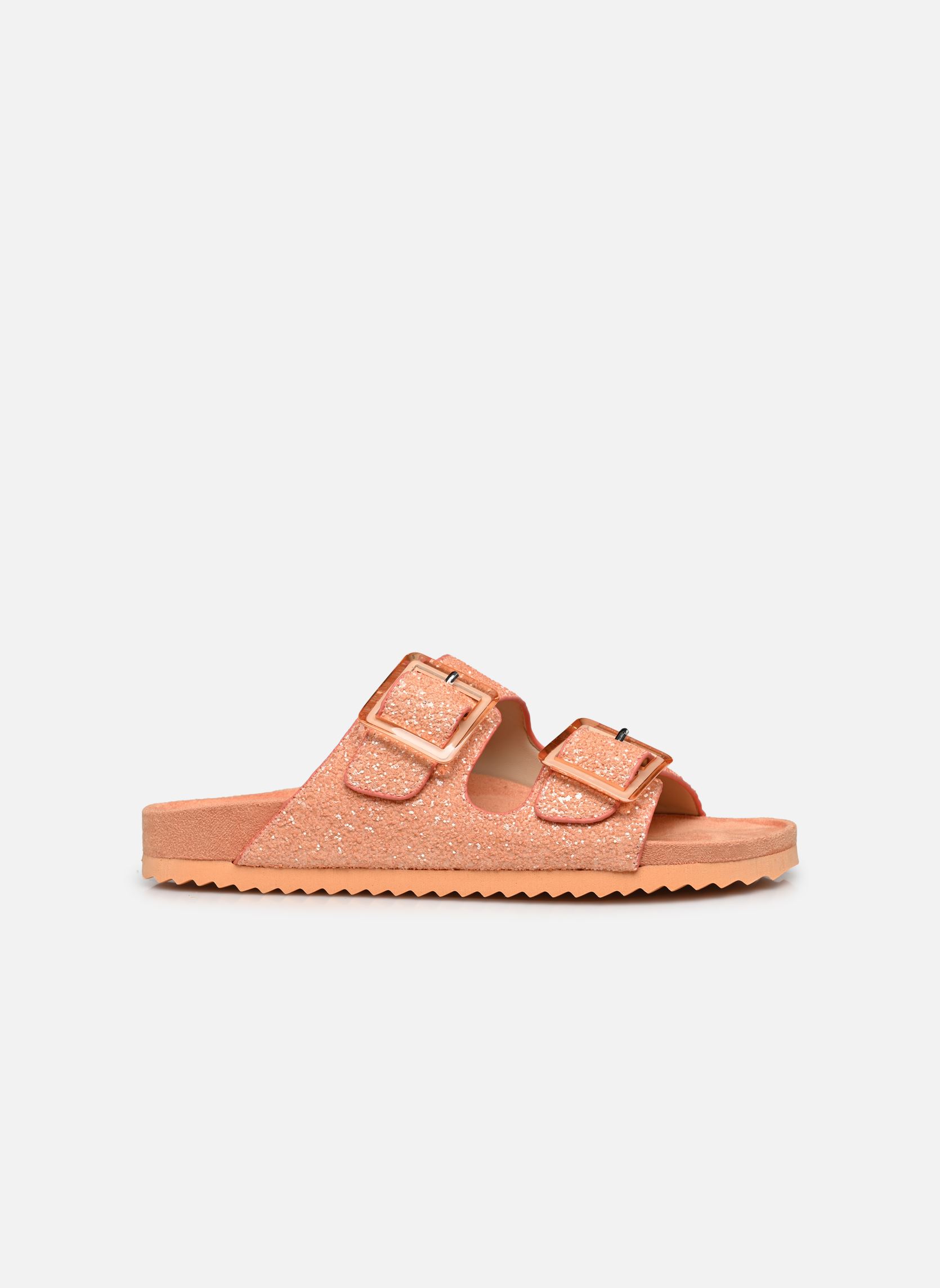Sandales Sandales glitter avec boucles HC.BIO305 femme orange Colors of California Sandales Sandales glitter avec boucles HC.BIO305 femme orange ORA