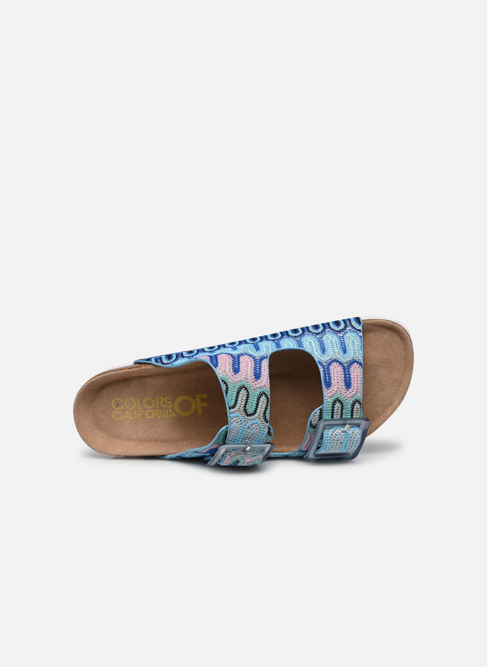 Sandali Sandales vagues avec boucles HC.BIO316 donna blu Colors of California Sandali Sandales vagues avec boucles HC.BIO316 donna blu BLUE