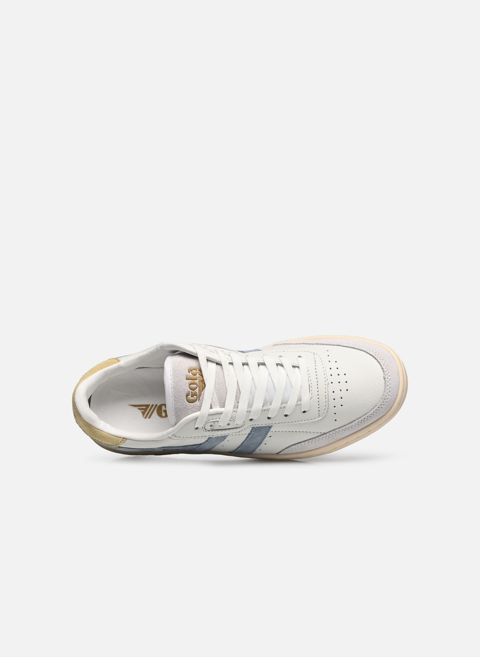 Lage sneakers FALCON dames wit Gola Lage sneakers FALCON dames wit WHITE/ICEBERG/LEMON