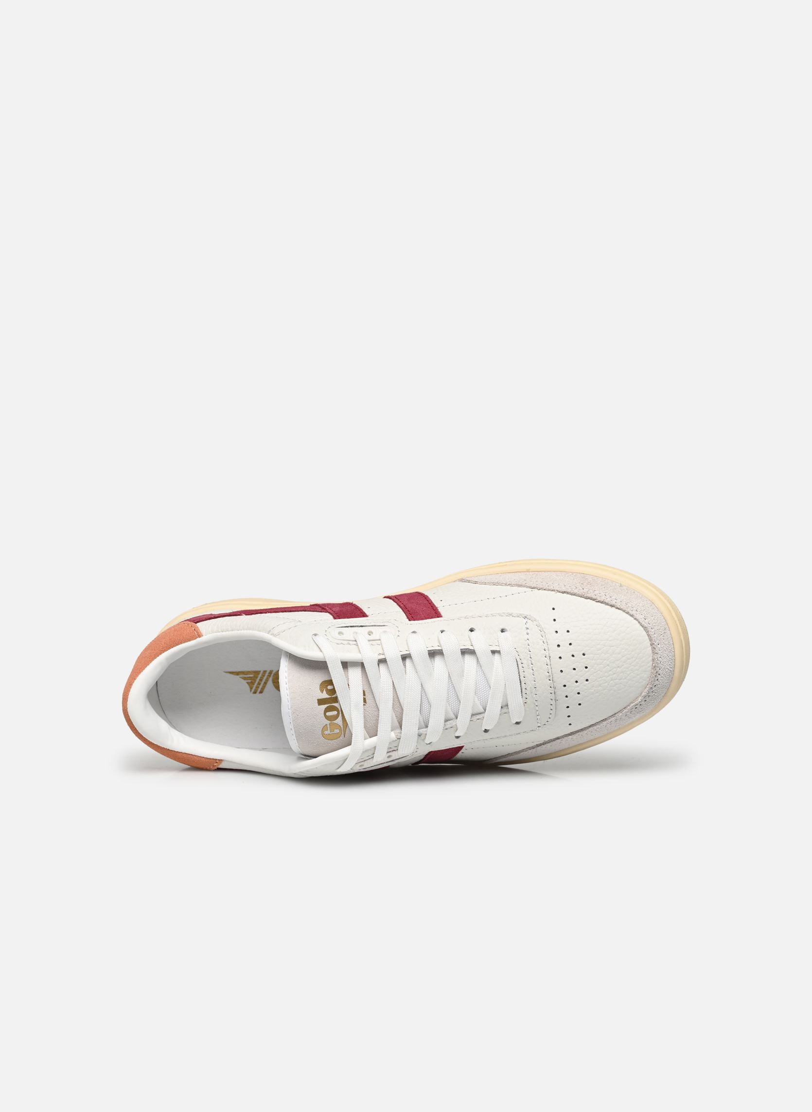 Baskets basses FALCON femme blanc Gola Baskets basses FALCON femme blanc WHITE/CERISE/TERRACOTTA