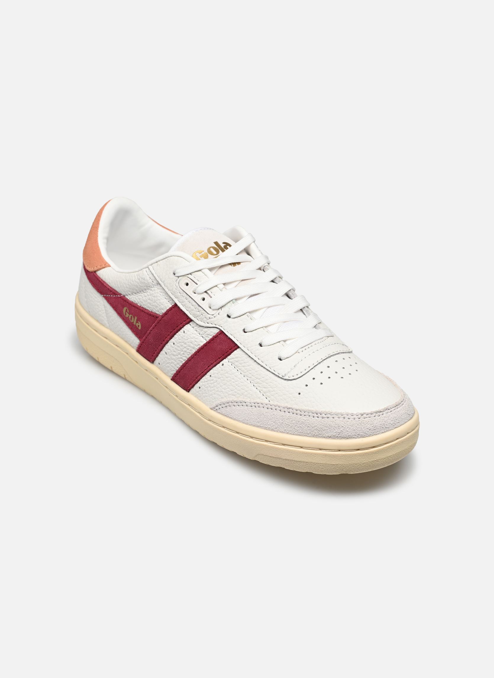 Baskets basses FALCON femme blanc Gola Baskets basses FALCON femme blanc WHITE/CERISE/TERRACOTTA