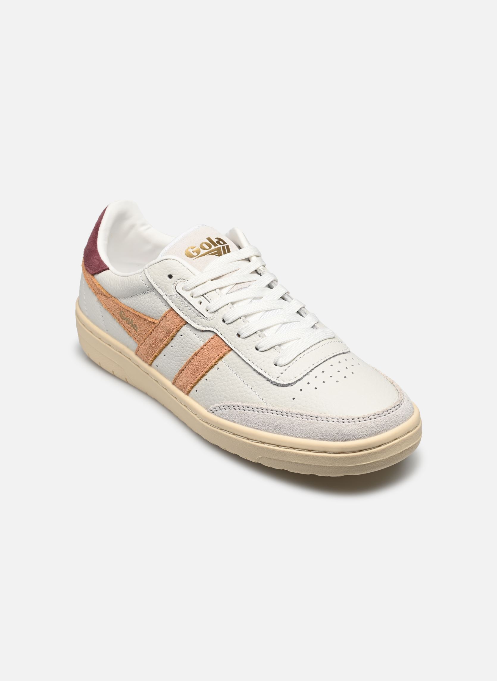 Niedrige Sneaker FALCON damen weiß Gola Niedrige Sneaker FALCON damen weiß WHITE/SALMON/WINDSOR WINE