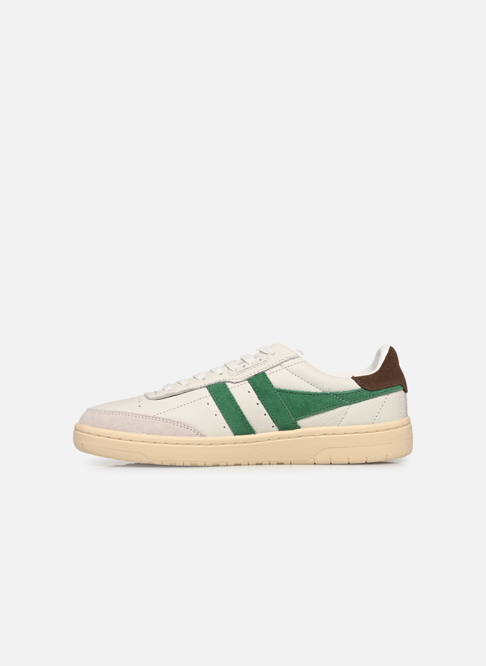Niedrige Sneaker FALCON damen weiß Gola Niedrige Sneaker FALCON damen weiß White/Emerald/Dark Brown