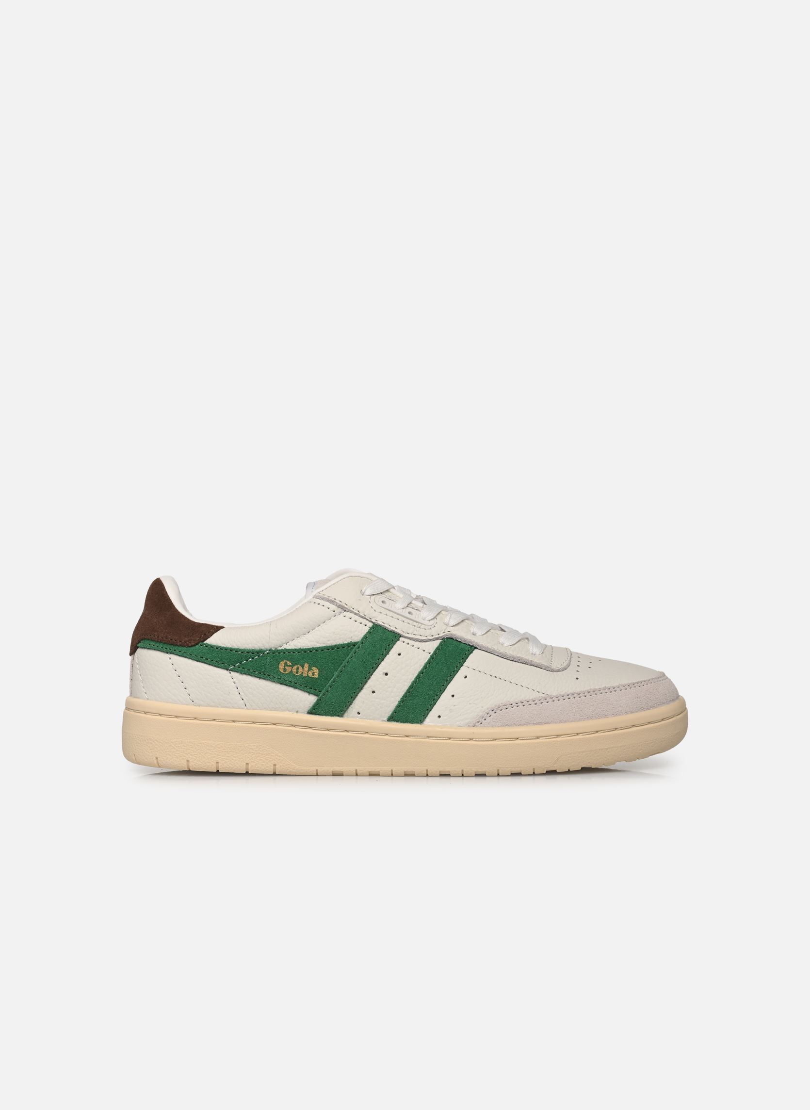 Niedrige Sneaker FALCON damen weiß Gola Niedrige Sneaker FALCON damen weiß White/Emerald/Dark Brown