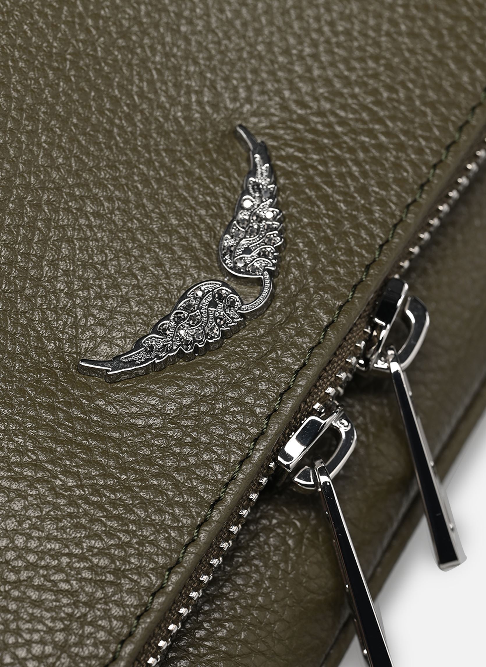 Umhängetaschen ROCK NANO GRAINED LEATHER damen grün Zadig & Voltaire Umhängetaschen ROCK NANO GRAINED LEATHER damen grün RECORD