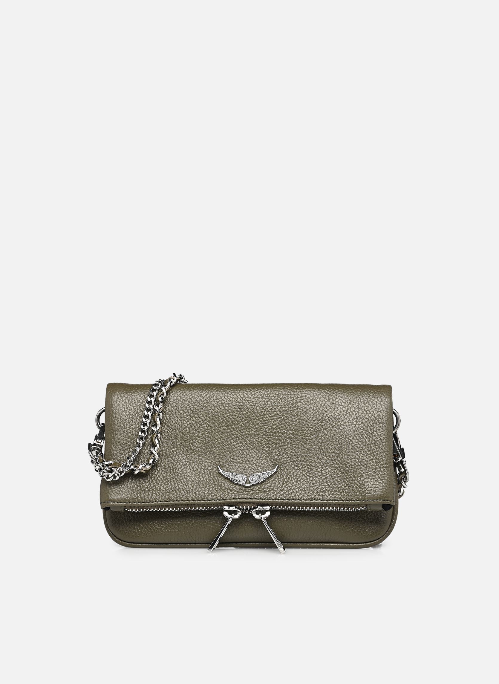 Umhängetaschen ROCK NANO GRAINED LEATHER damen grün Zadig & Voltaire Umhängetaschen ROCK NANO GRAINED LEATHER damen grün RECORD