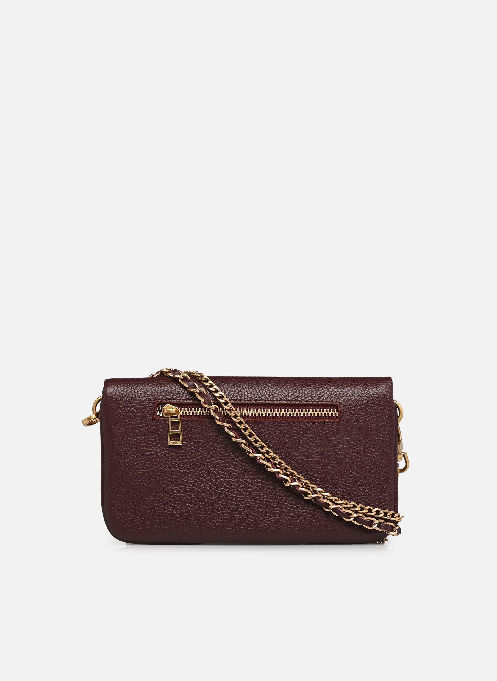 Umhängetaschen ROCK NANO GRAINED LEATHER damen bordeaux Zadig & Voltaire Umhängetaschen ROCK NANO GRAINED LEATHER damen bordeaux DEEP PURPLE